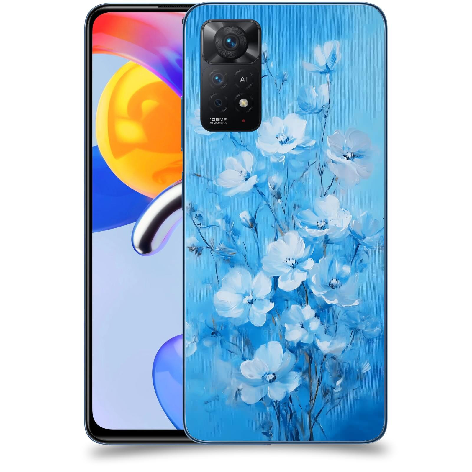 ACOVER Kryt na mobil Xiaomi Redmi Note 11 Pro 5G - Modrá ilustrace