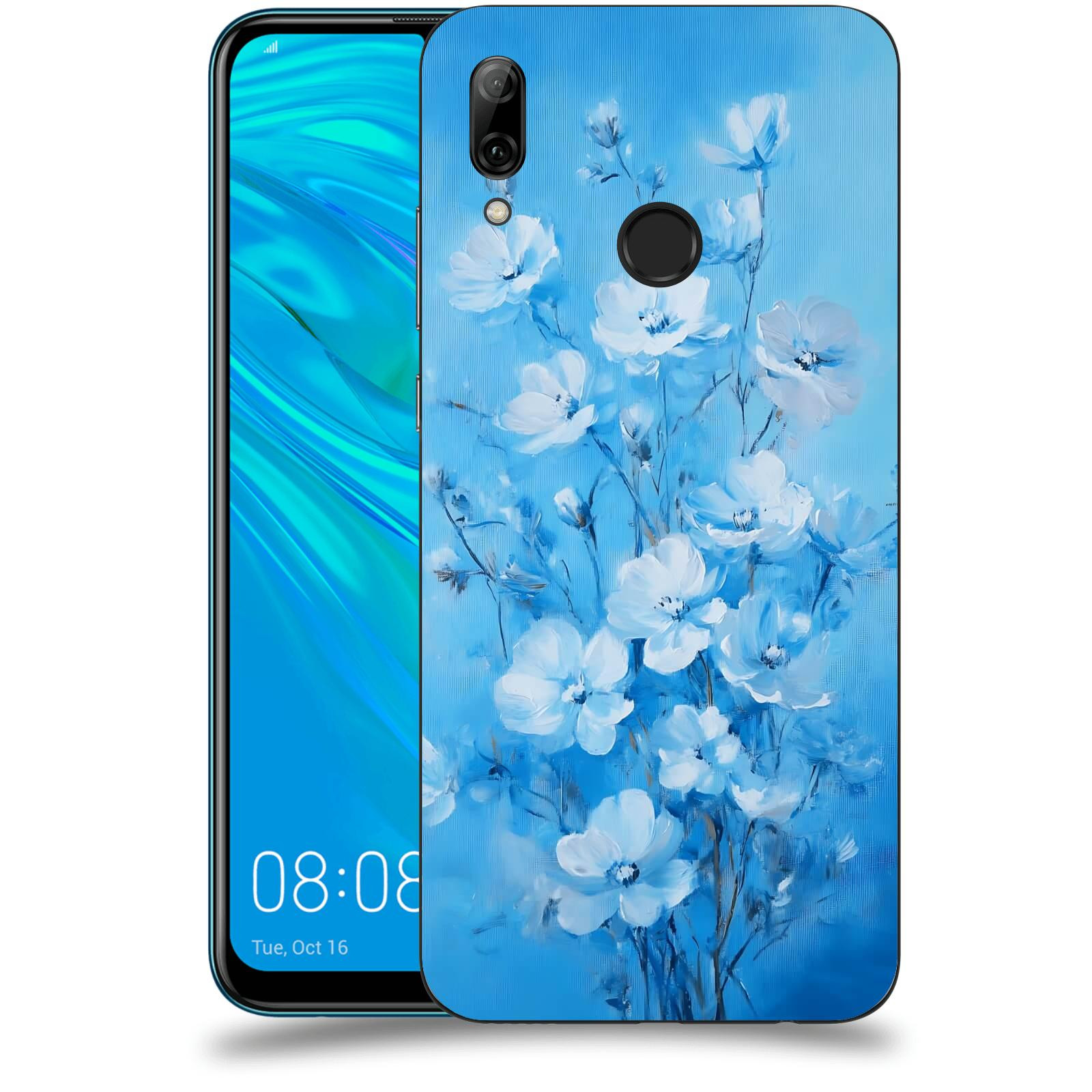 ACOVER Kryt na mobil Huawei P Smart 2019 - Modrá ilustrace