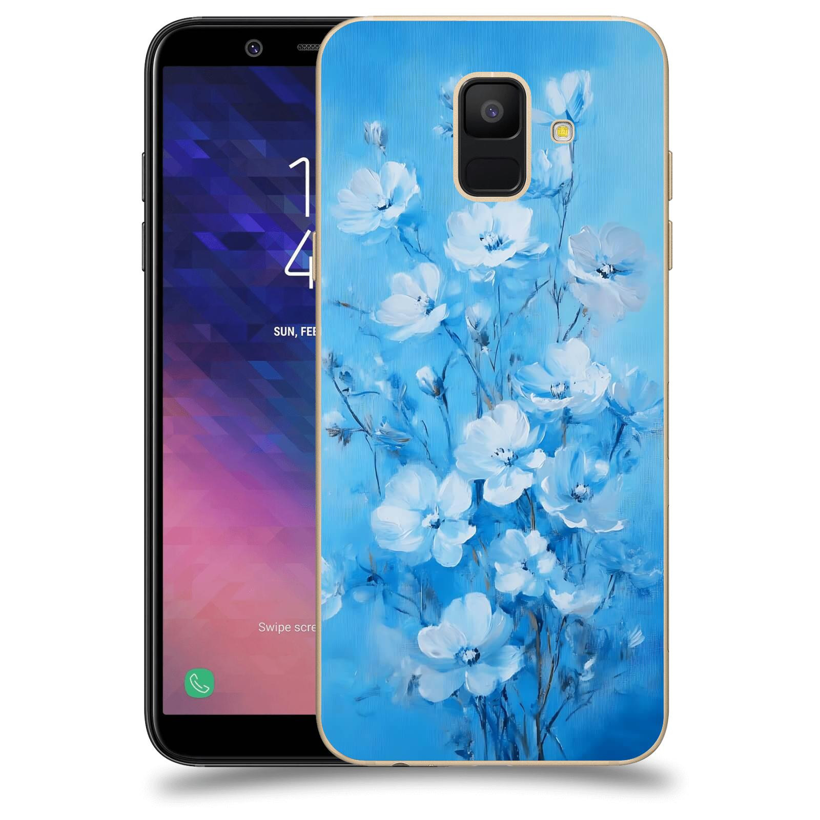 ACOVER Kryt na mobil Samsung Galaxy A6 A600F - Modrá ilustrace