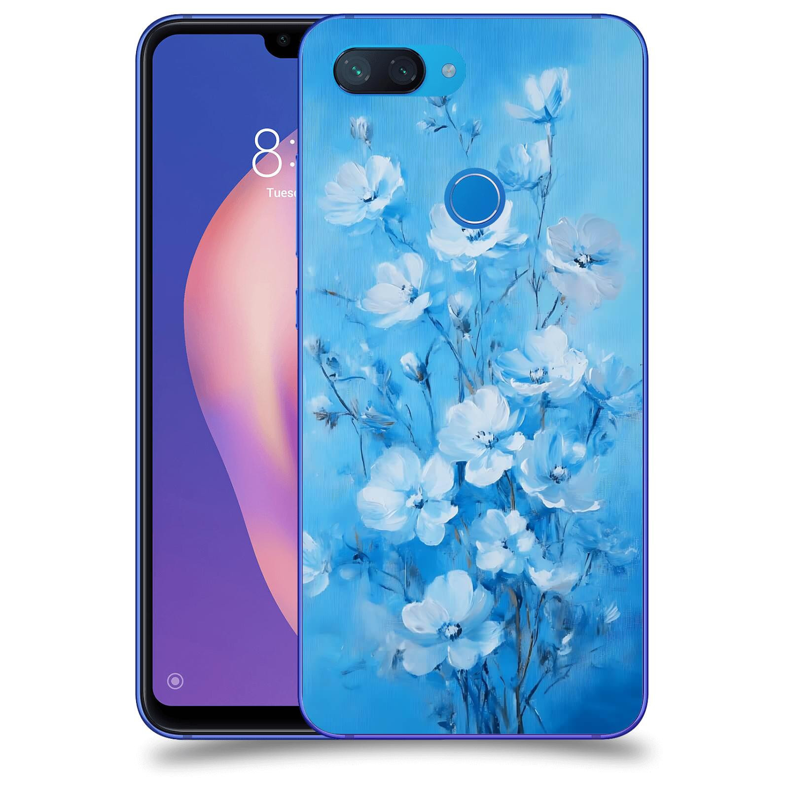 ACOVER Kryt na mobil Xiaomi Mi 8 Lite - Modrá ilustrace