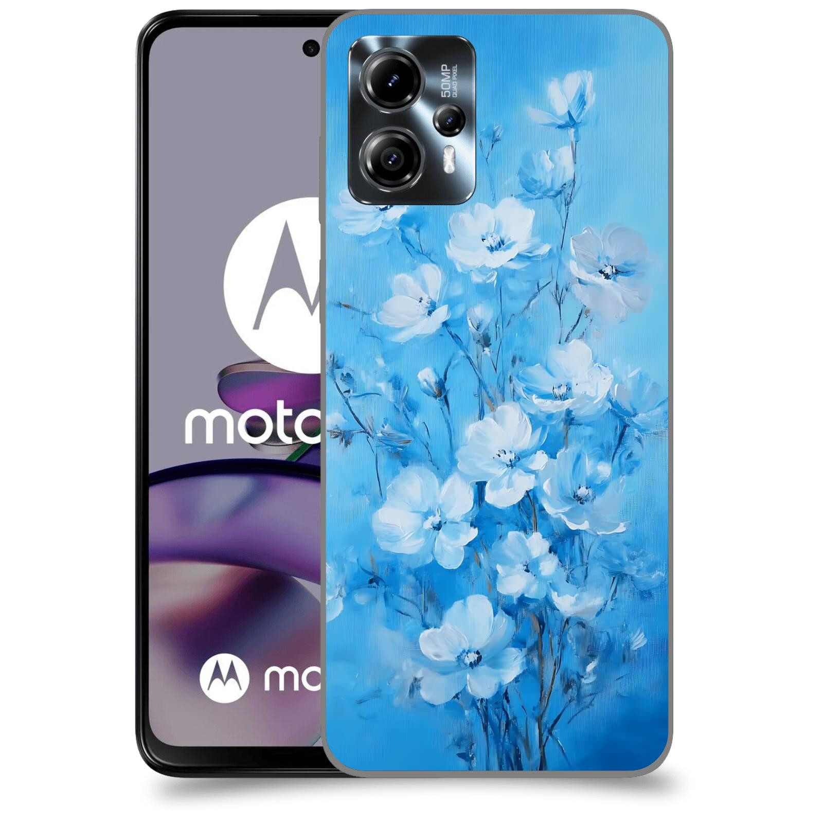 ACOVER Kryt na mobil Motorola Moto G13 - Modrá ilustrace