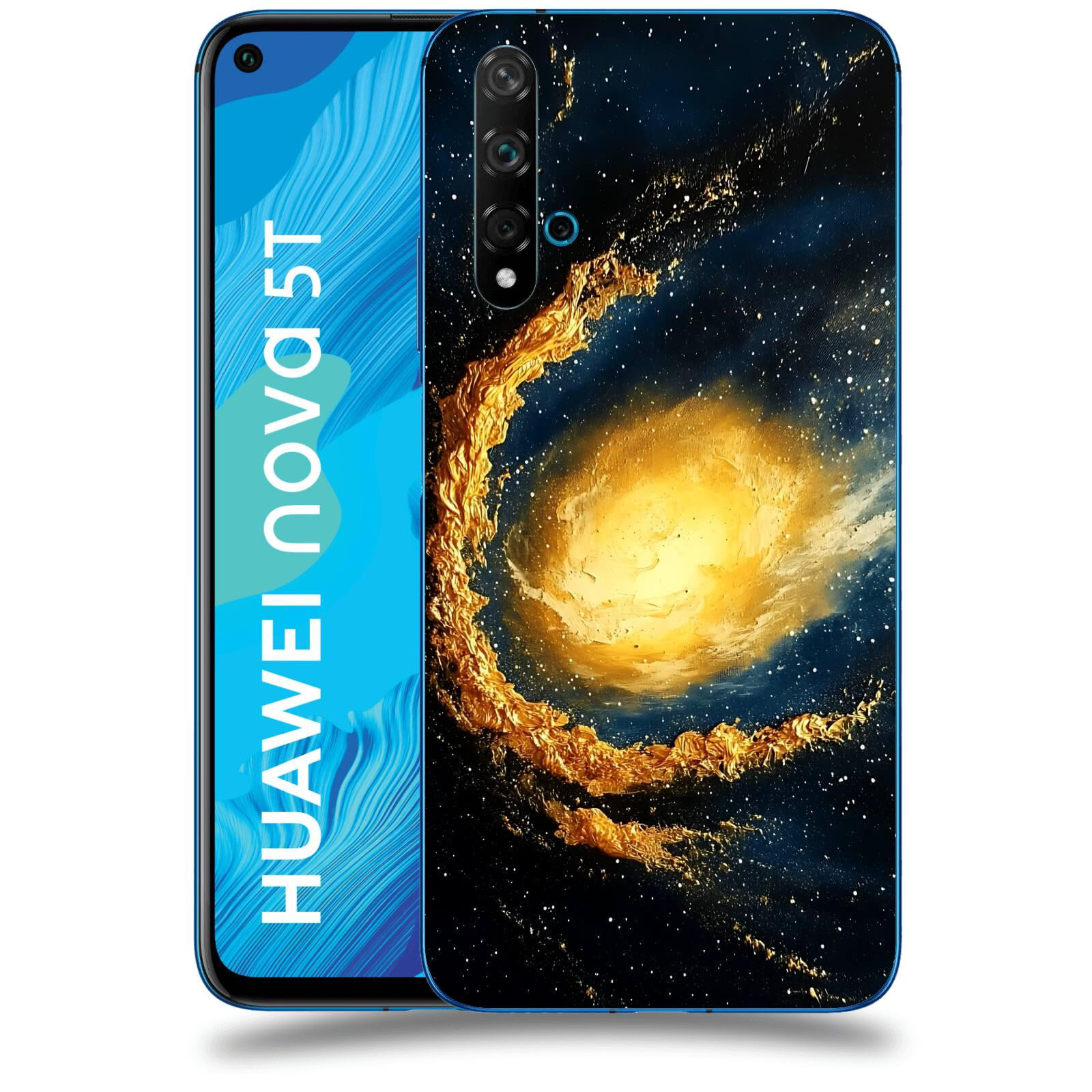 ACOVER Kryt na mobil Huawei Nova 5T - Noční obloha II