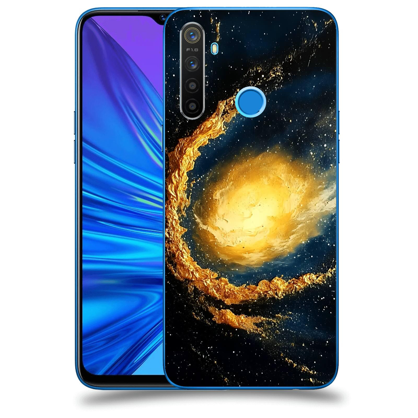 ACOVER Kryt na mobil Realme 5 - Noční obloha II
