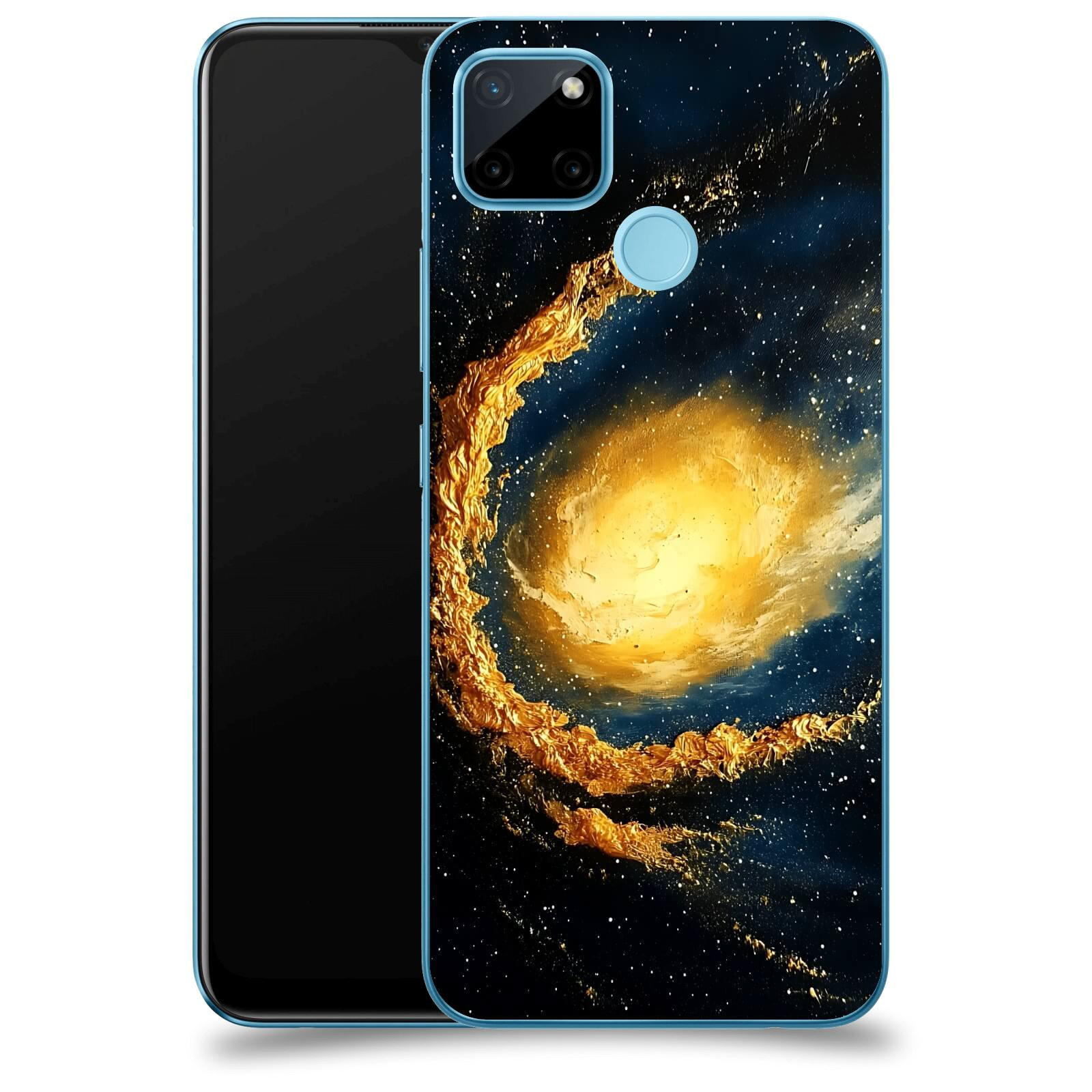 ACOVER Kryt na mobil Realme C21Y - Noční obloha II