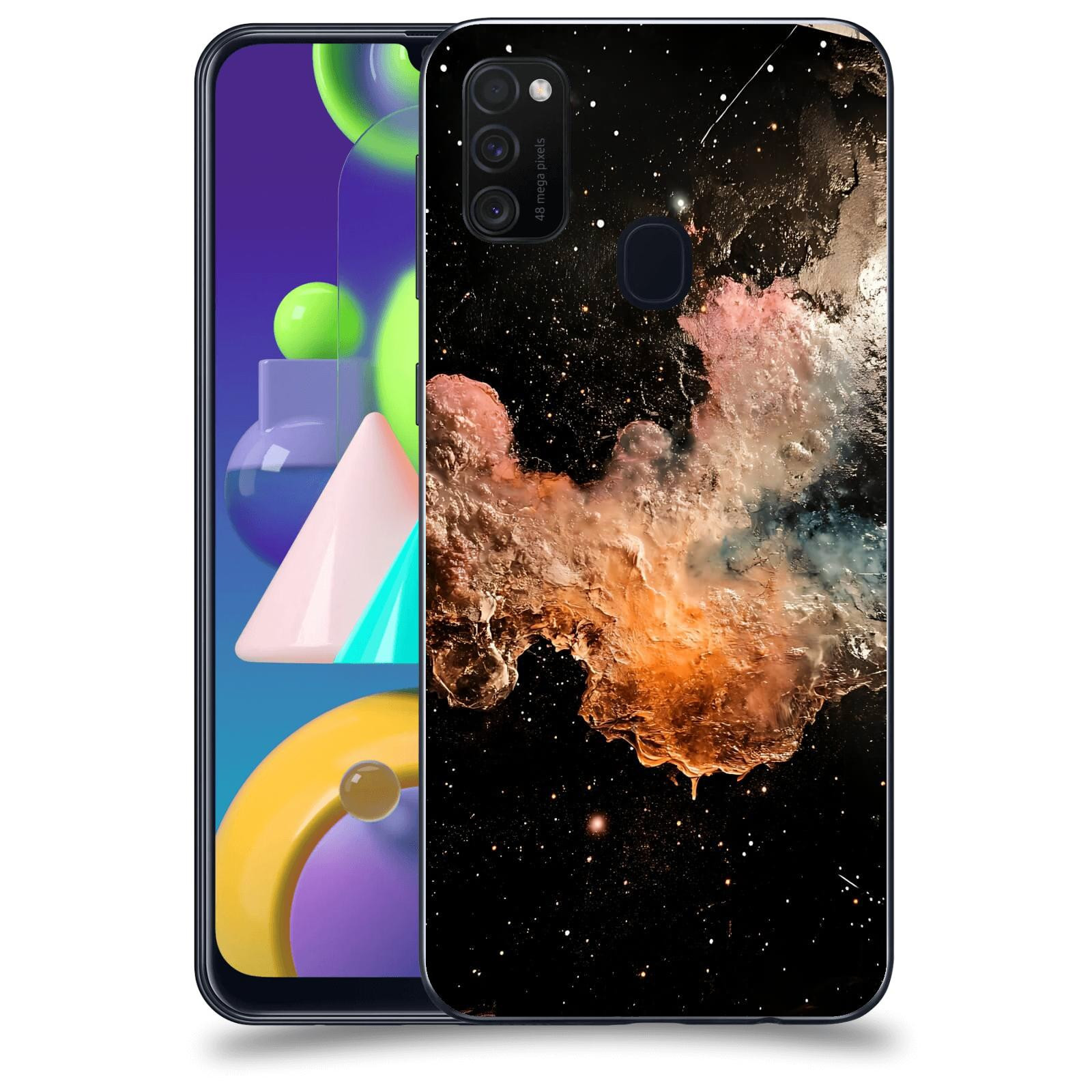 ACOVER Kryt na mobil Samsung Galaxy M21 M215F - Noční obloha III