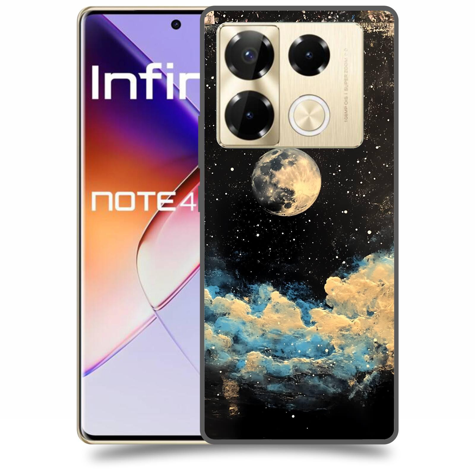 ACOVER Kryt na mobil Infinix Note 40 PRO - Noční obloha IV