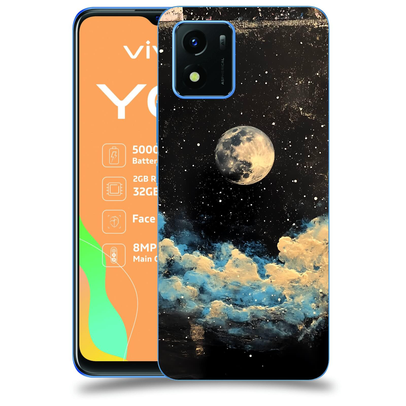 ACOVER Kryt na mobil Vivo Y01 - Noční obloha IV