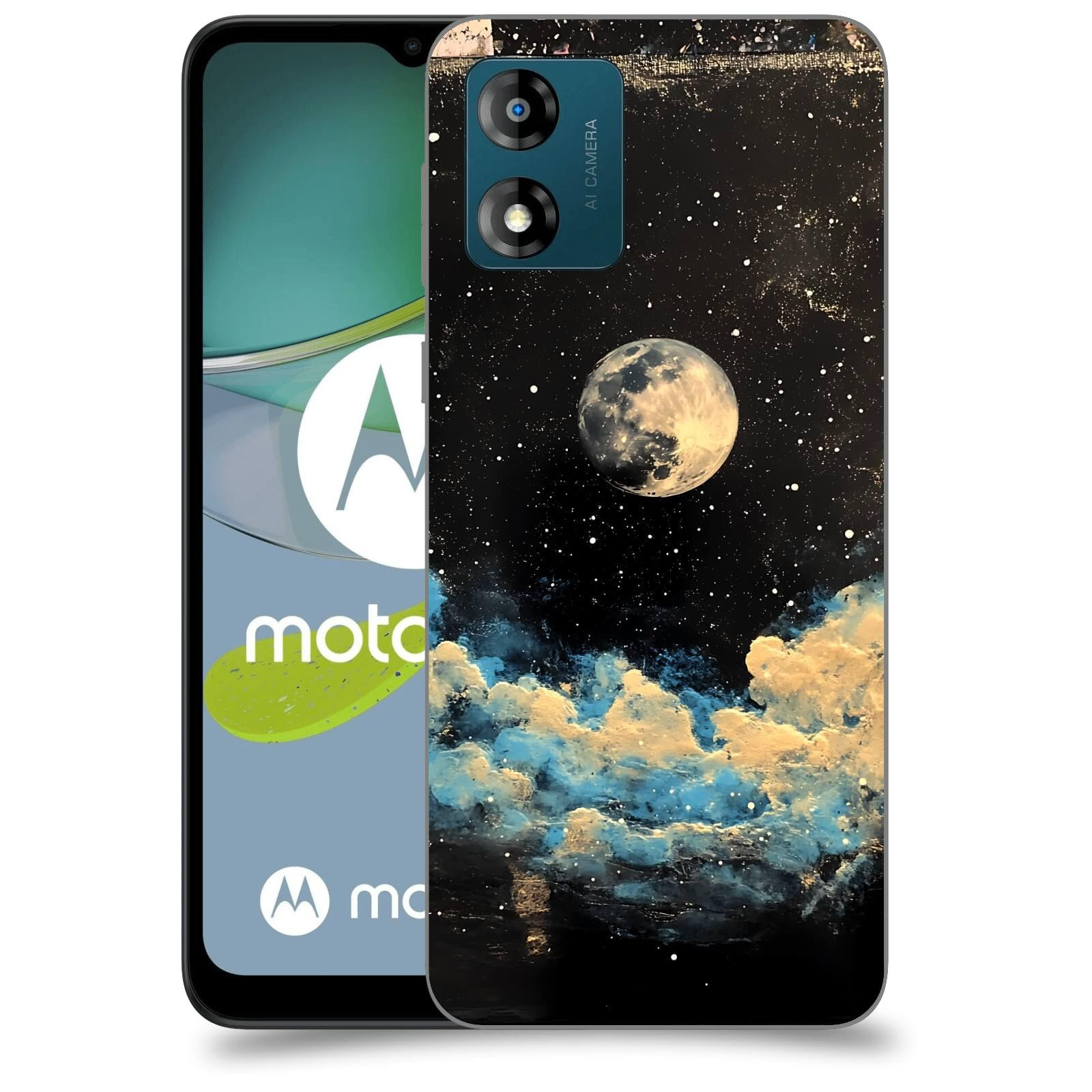ACOVER Kryt na mobil Motorola Moto E13 - Noční obloha IV
