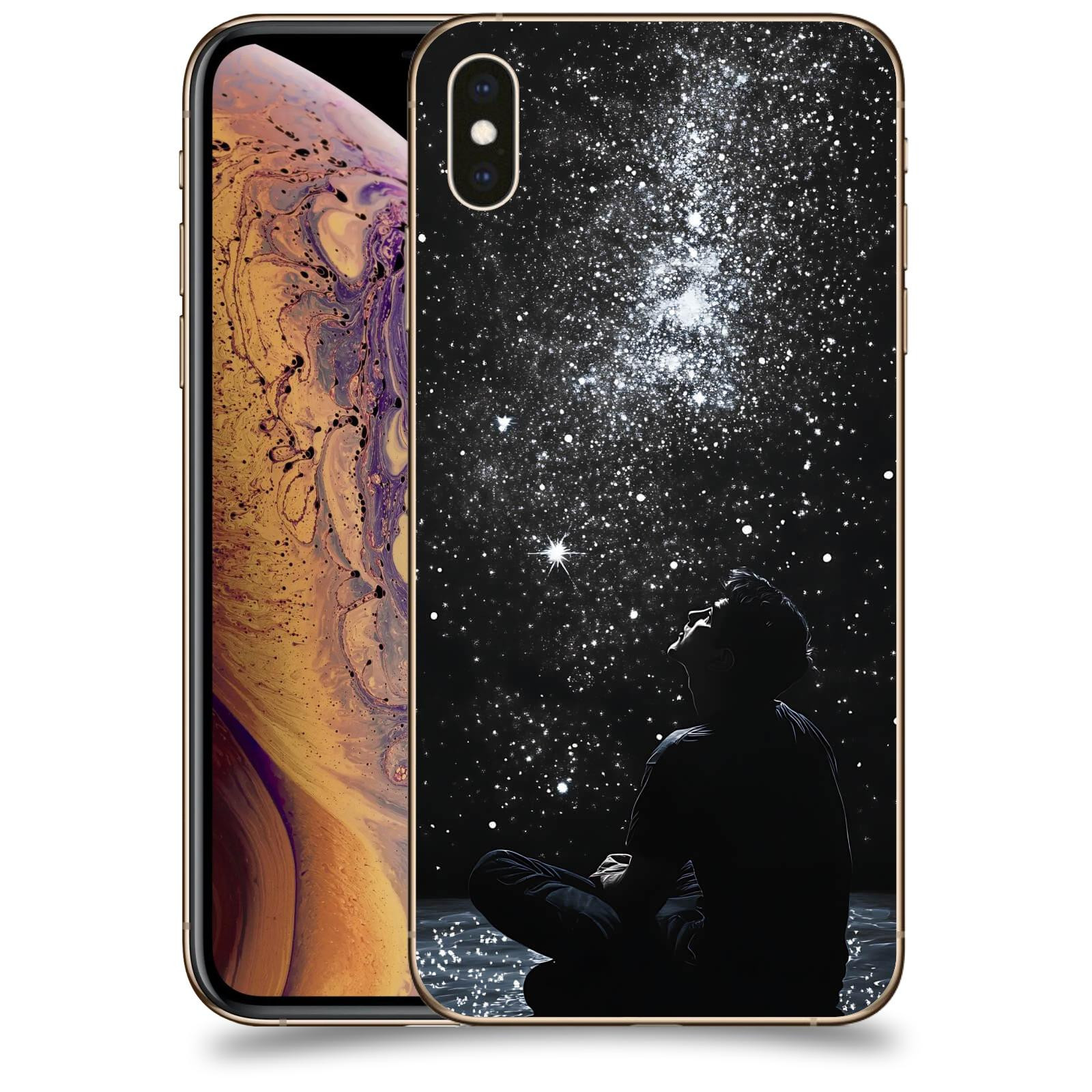 ACOVER Kryt na mobil Apple iPhone XS Max - Noční obloha V