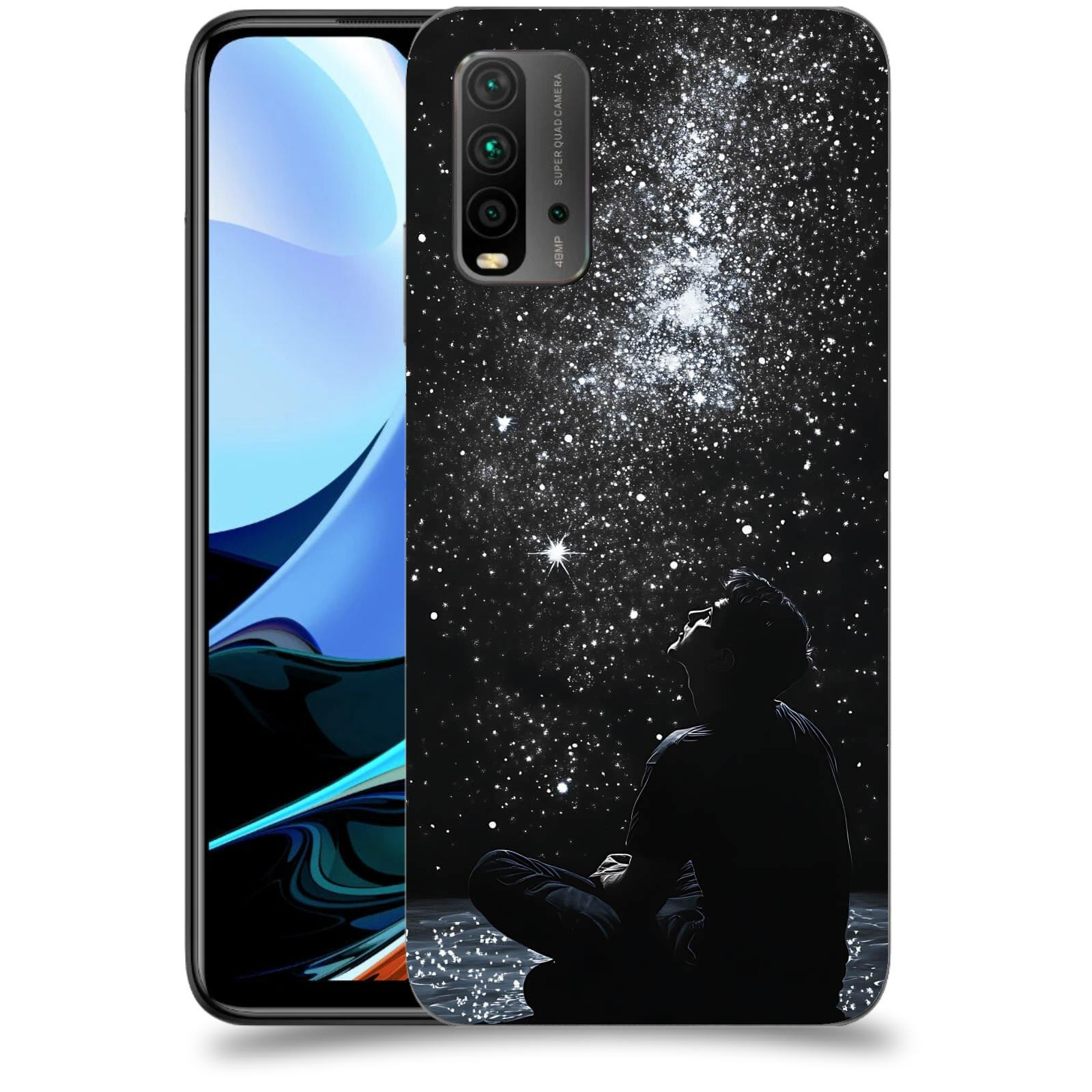 ACOVER Kryt na mobil Xiaomi Redmi 9T - Noční obloha V