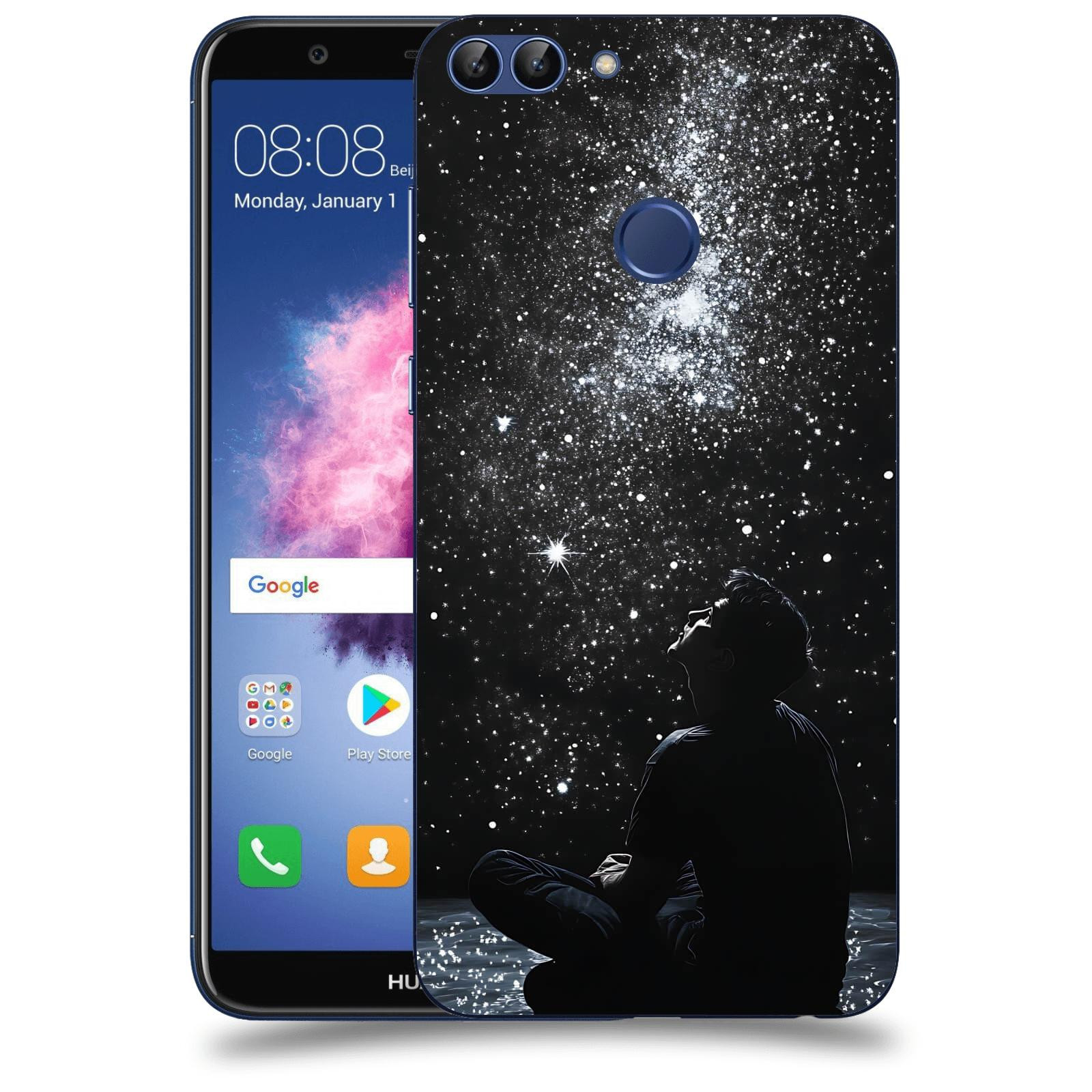 ACOVER Kryt na mobil Huawei P Smart - Noční obloha V