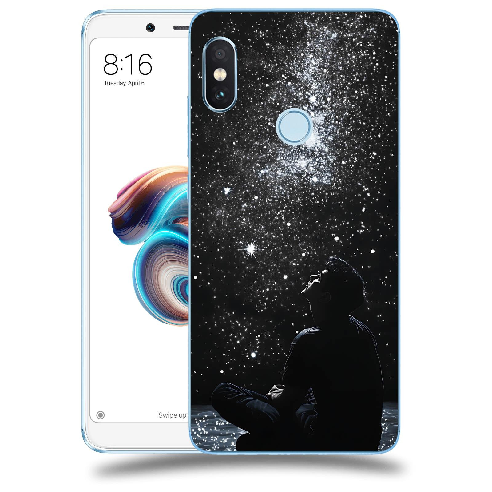 ACOVER Kryt na mobil Xiaomi Redmi Note 5 Global - Noční obloha V