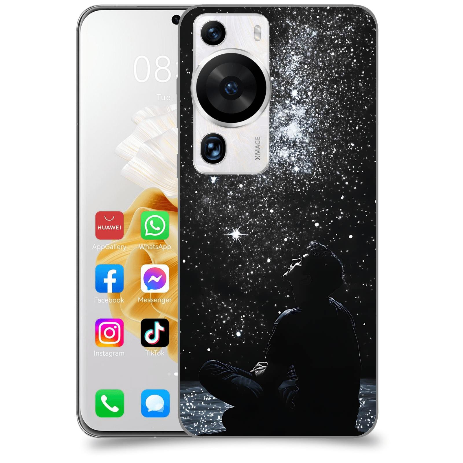 ACOVER Kryt na mobil Huawei P60 Pro - Noční obloha V