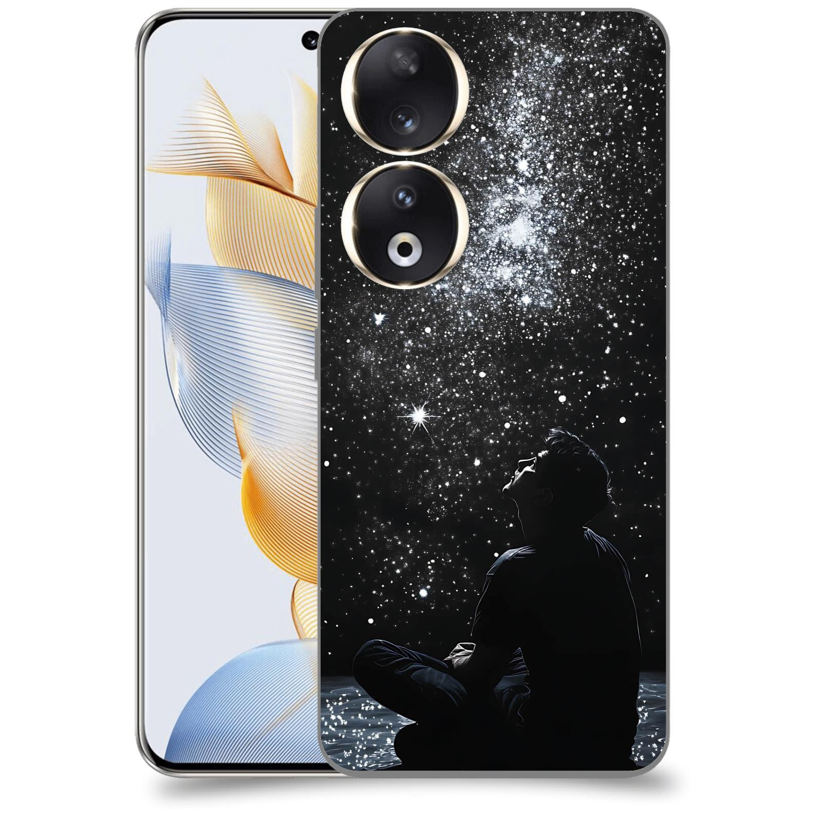 ACOVER Kryt na mobil Honor 90 - Noční obloha V