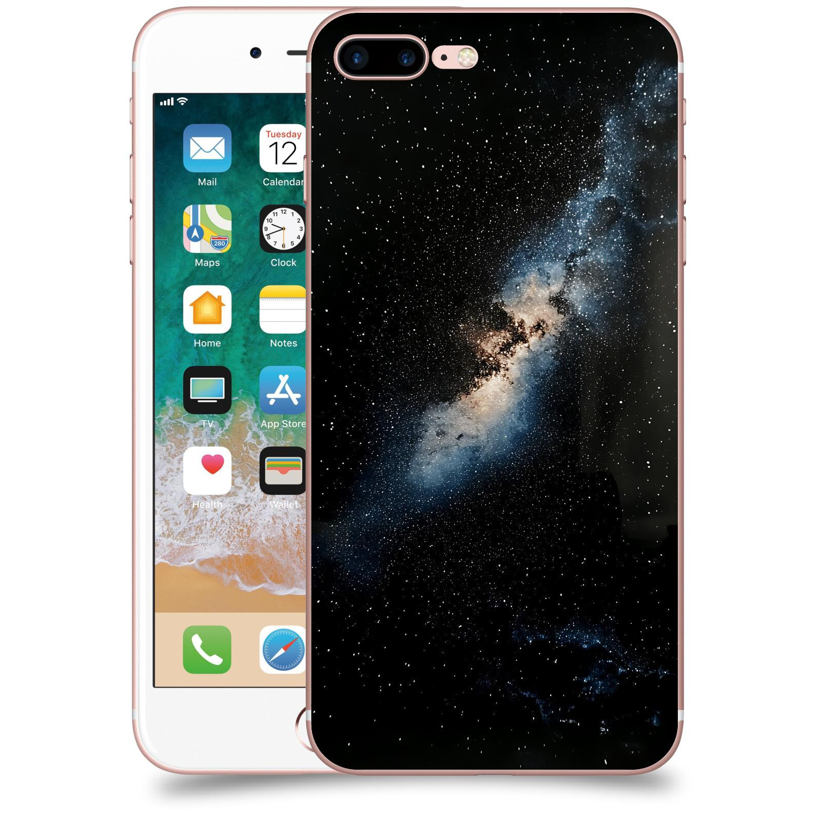 ACOVER Kryt na mobil Apple iPhone 7 Plus - Noční obloha I