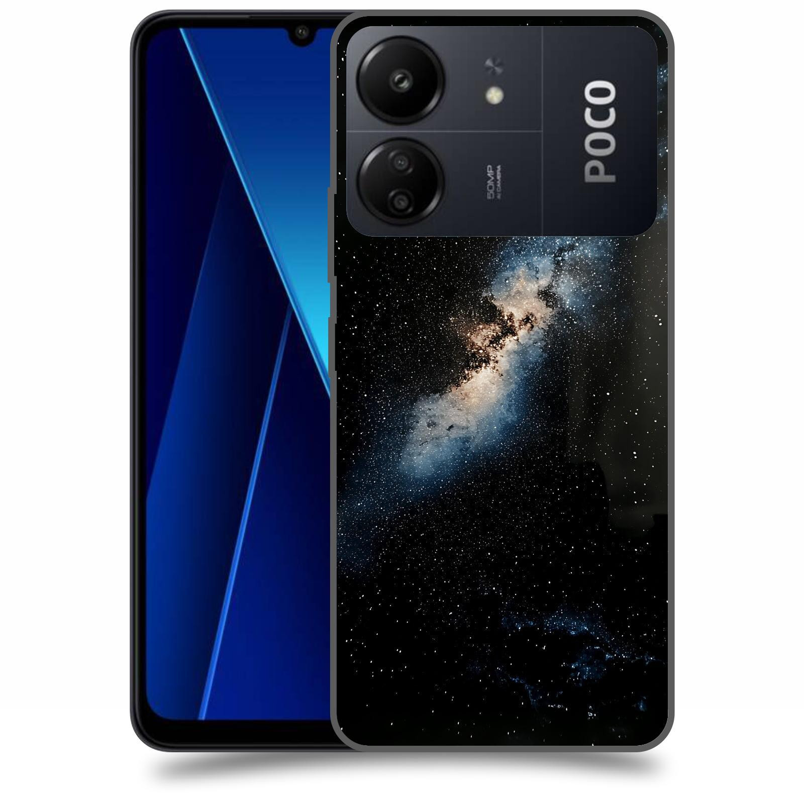 ACOVER Kryt na mobil Poco C65 - Noční obloha I
