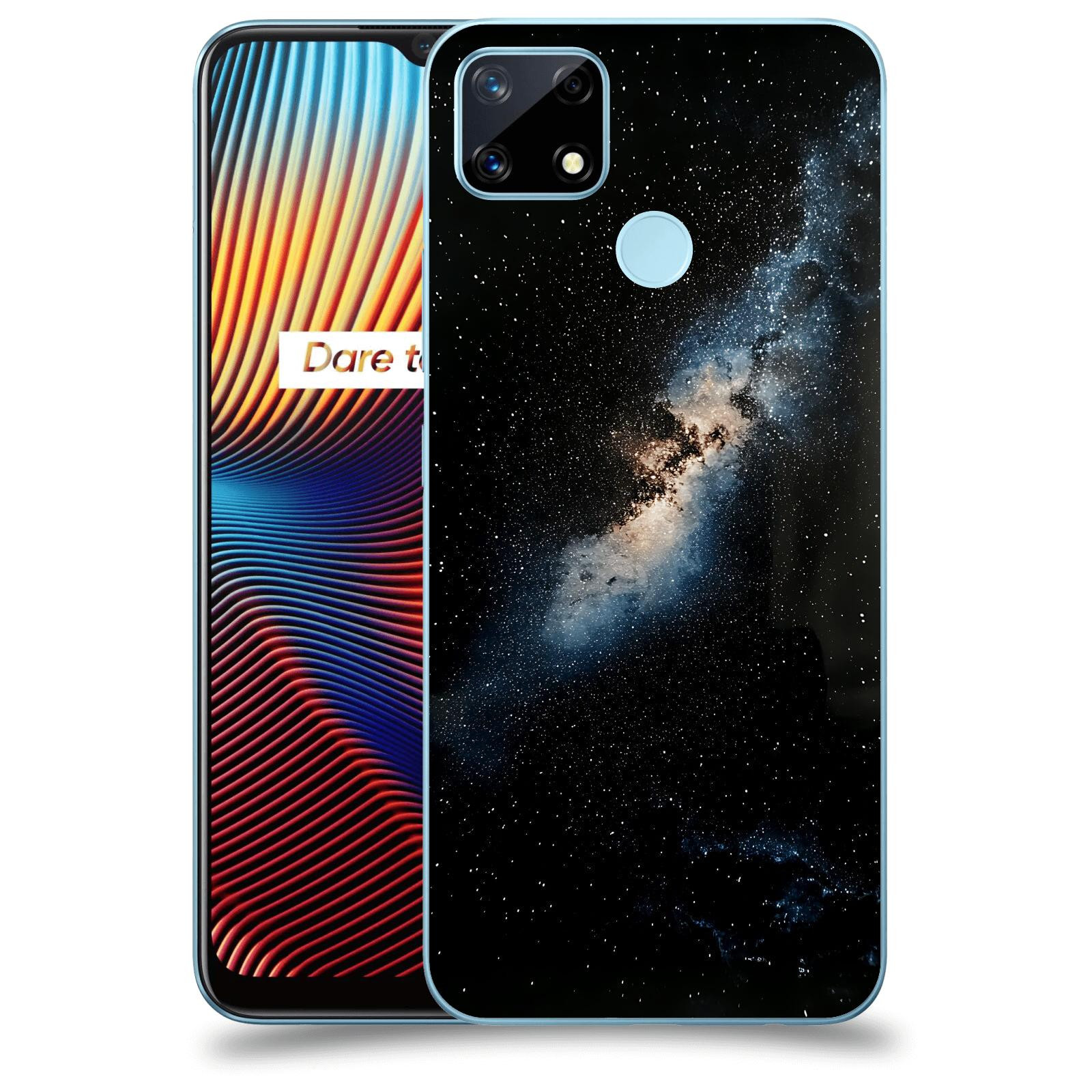 ACOVER Kryt na mobil Realme 7i - Noční obloha I