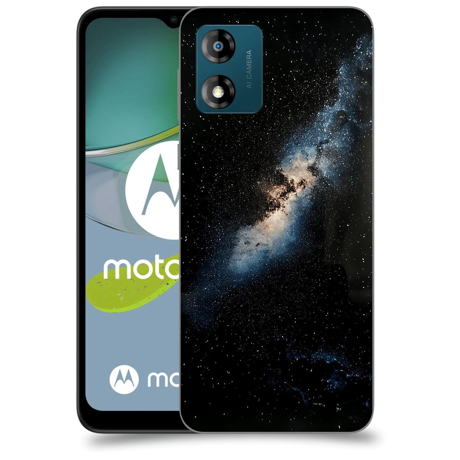 ACOVER Kryt na mobil Motorola Moto E13 - Noční obloha I