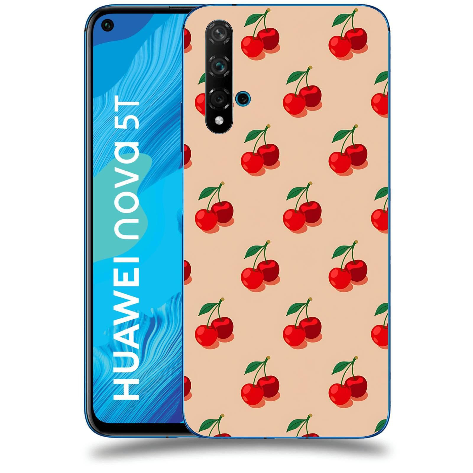 ACOVER Kryt na mobil Huawei Nova 5T - Šťavnaté třešně