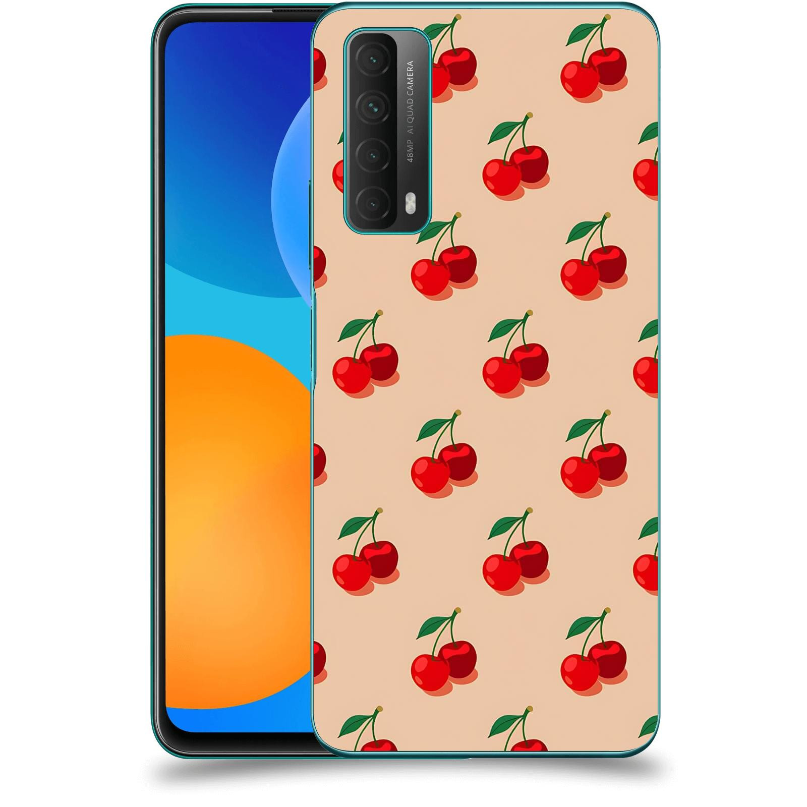 ACOVER Kryt na mobil Huawei P Smart 2021 - Šťavnaté třešně
