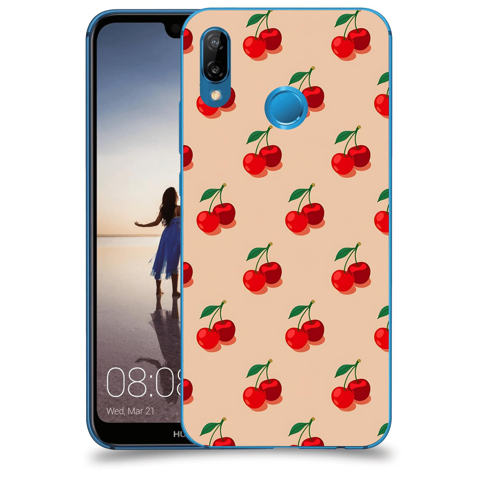 ACOVER Kryt na mobil Huawei P20 Lite - Šťavnaté třešně