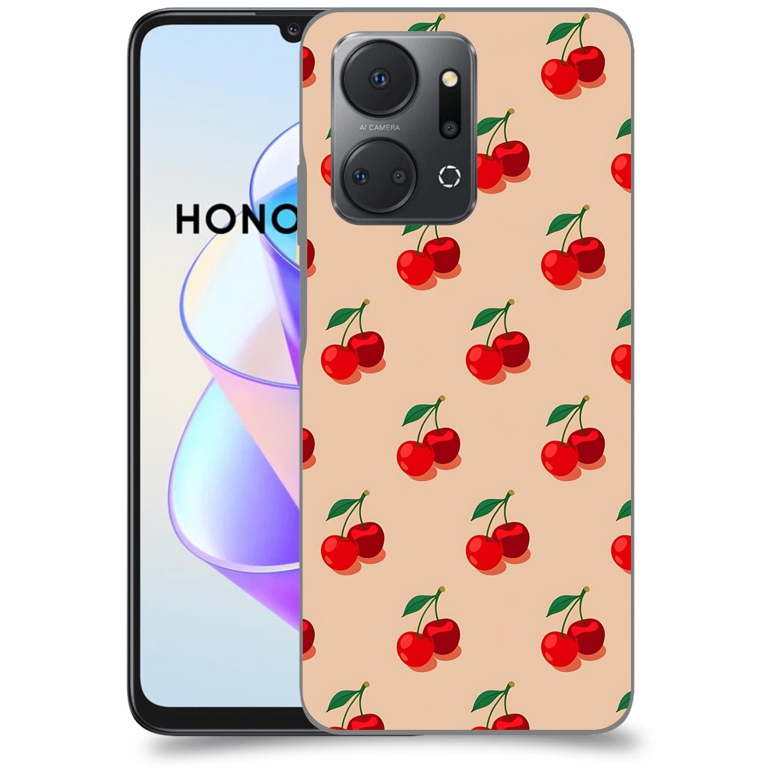 ACOVER Kryt na mobil HONOR X7a - Šťavnaté třešně