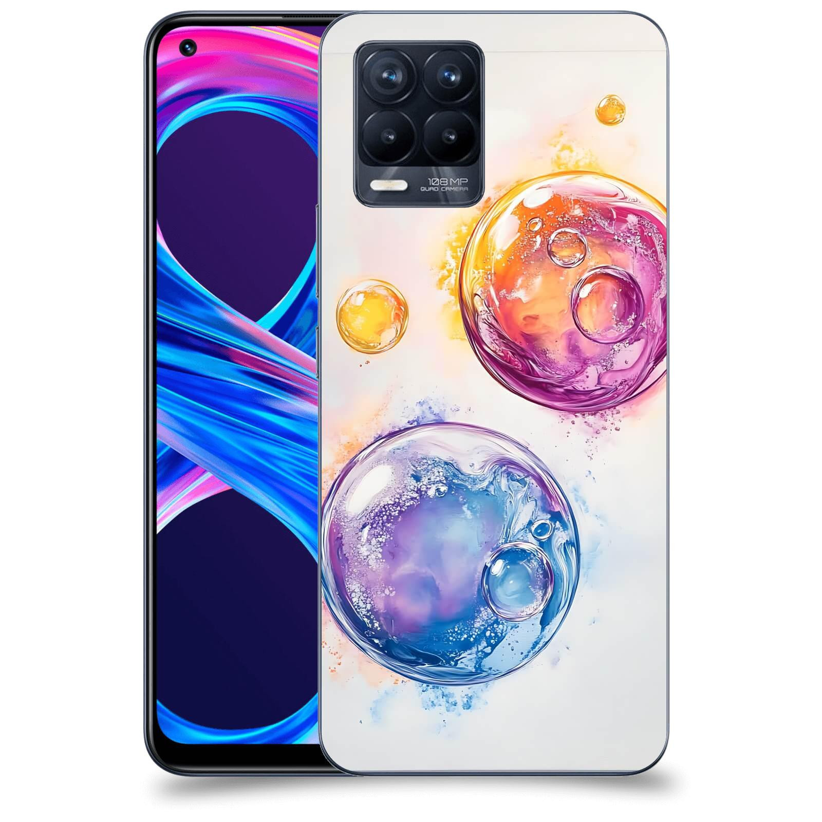 ACOVER Kryt na mobil Realme 8 Pro - Tekutá energie