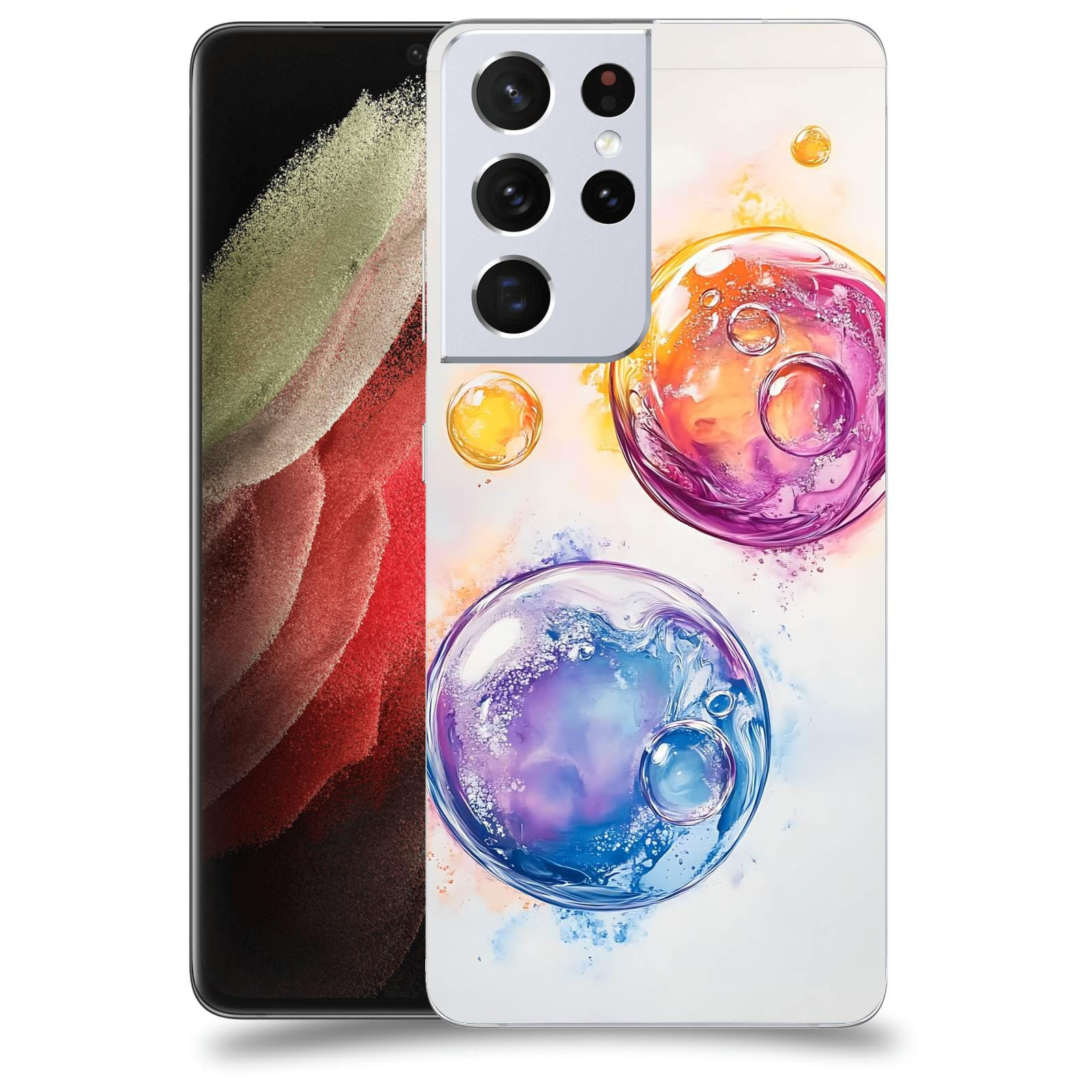 ACOVER Kryt na mobil Samsung Galaxy S21 Ultra 5G G998B - Tekutá energie