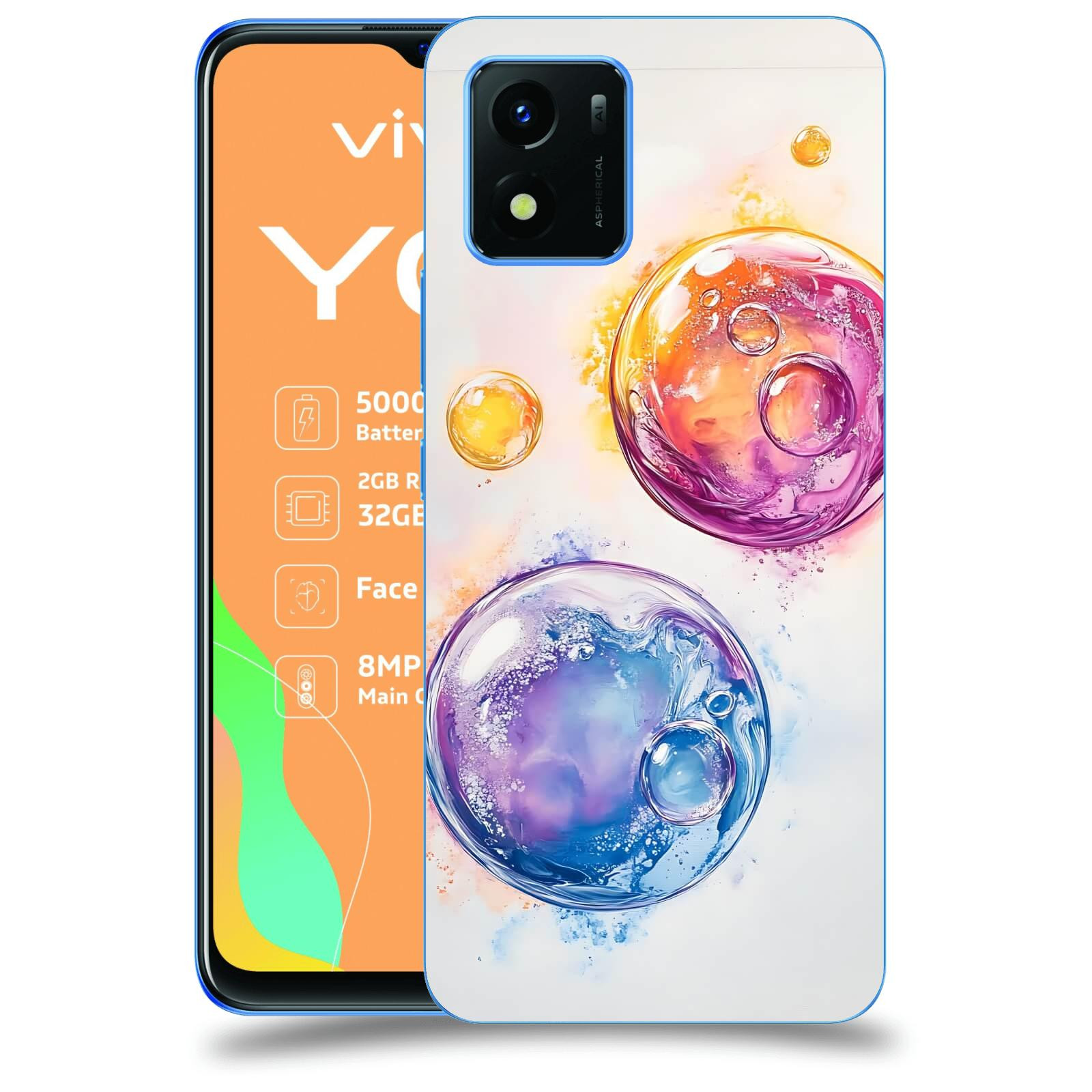 ACOVER Kryt na mobil Vivo Y01 - Tekutá energie