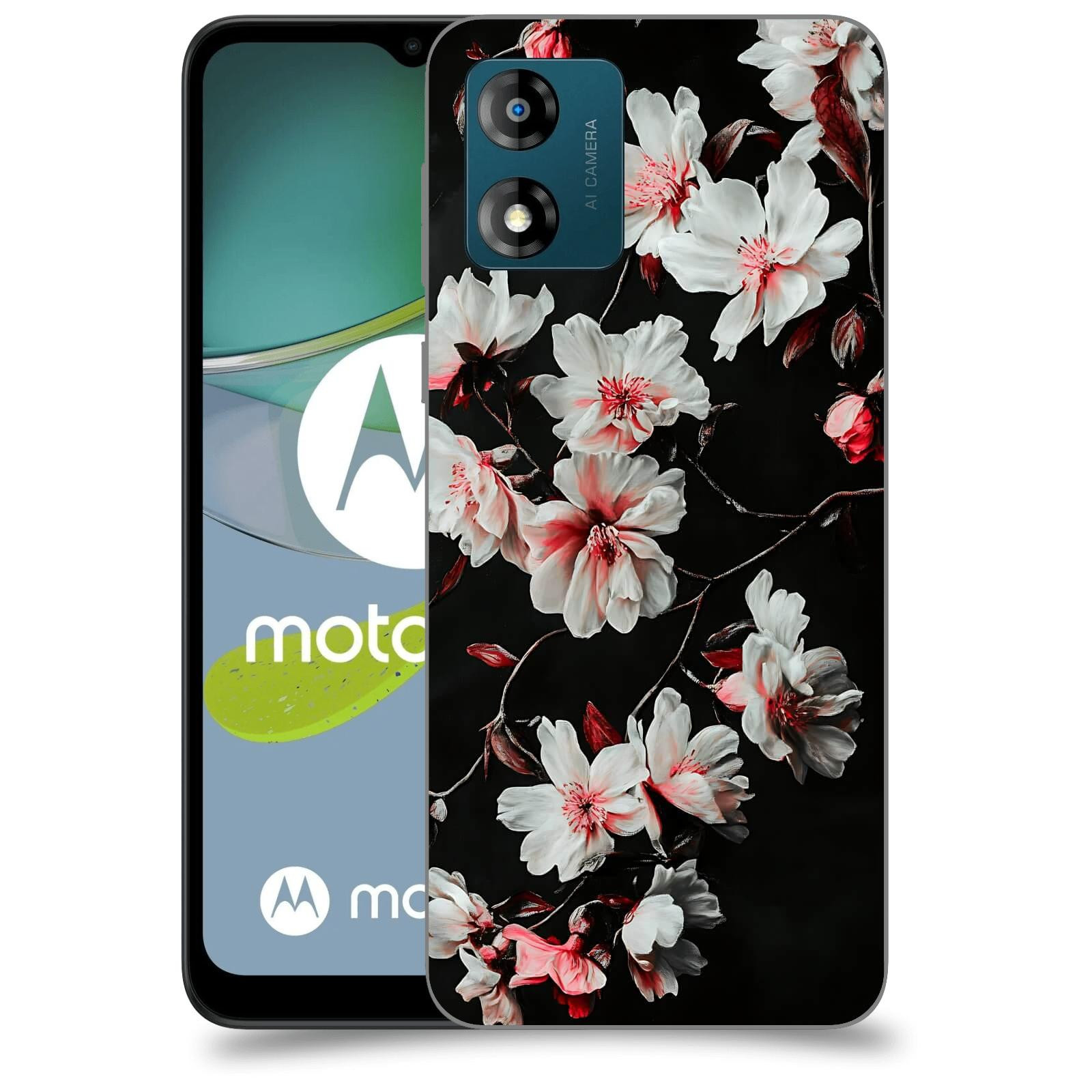 ACOVER Kryt na mobil Motorola Moto E13 - Temná něžnost