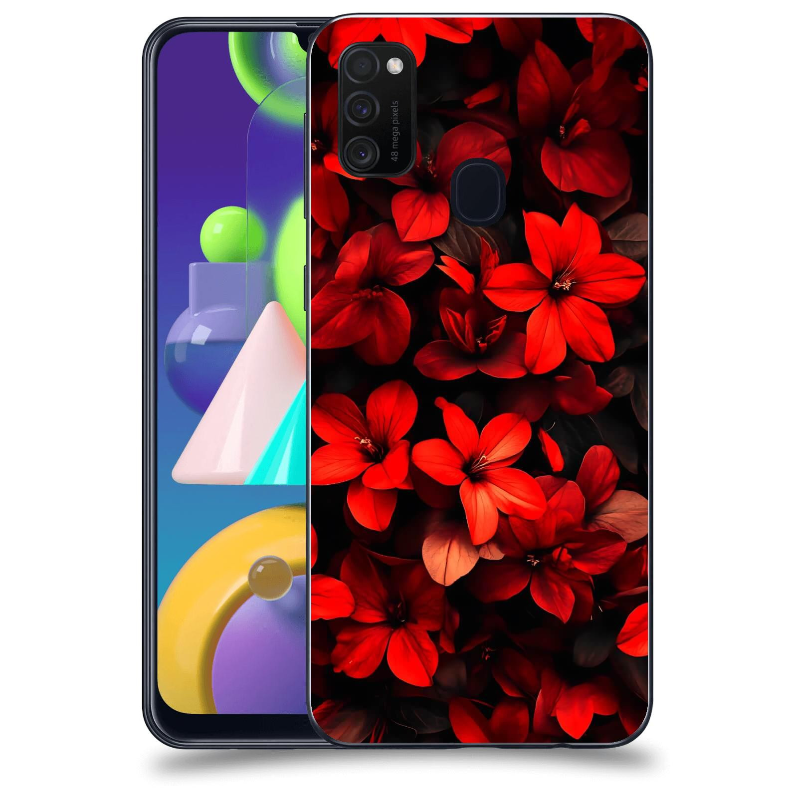 ACOVER Kryt na mobil Samsung Galaxy M21 M215F - Temná vášeň