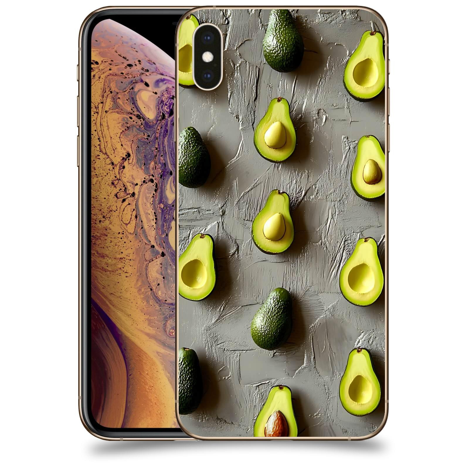 ACOVER Kryt na mobil Apple iPhone XS Max - Zelená harmonie