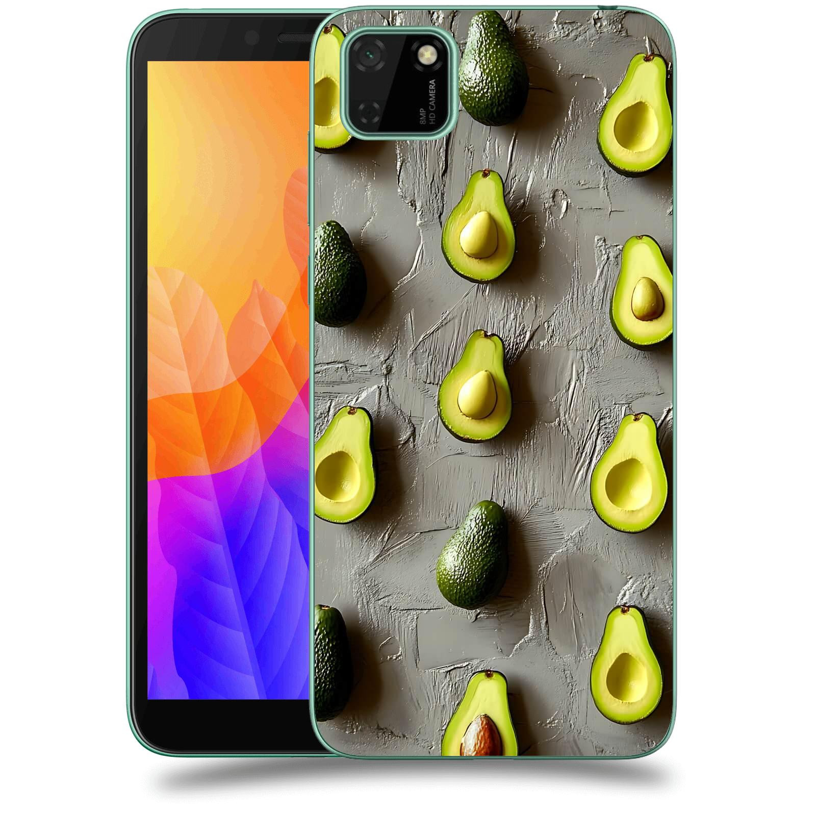 ACOVER Kryt na mobil Huawei Y5P - Zelená harmonie