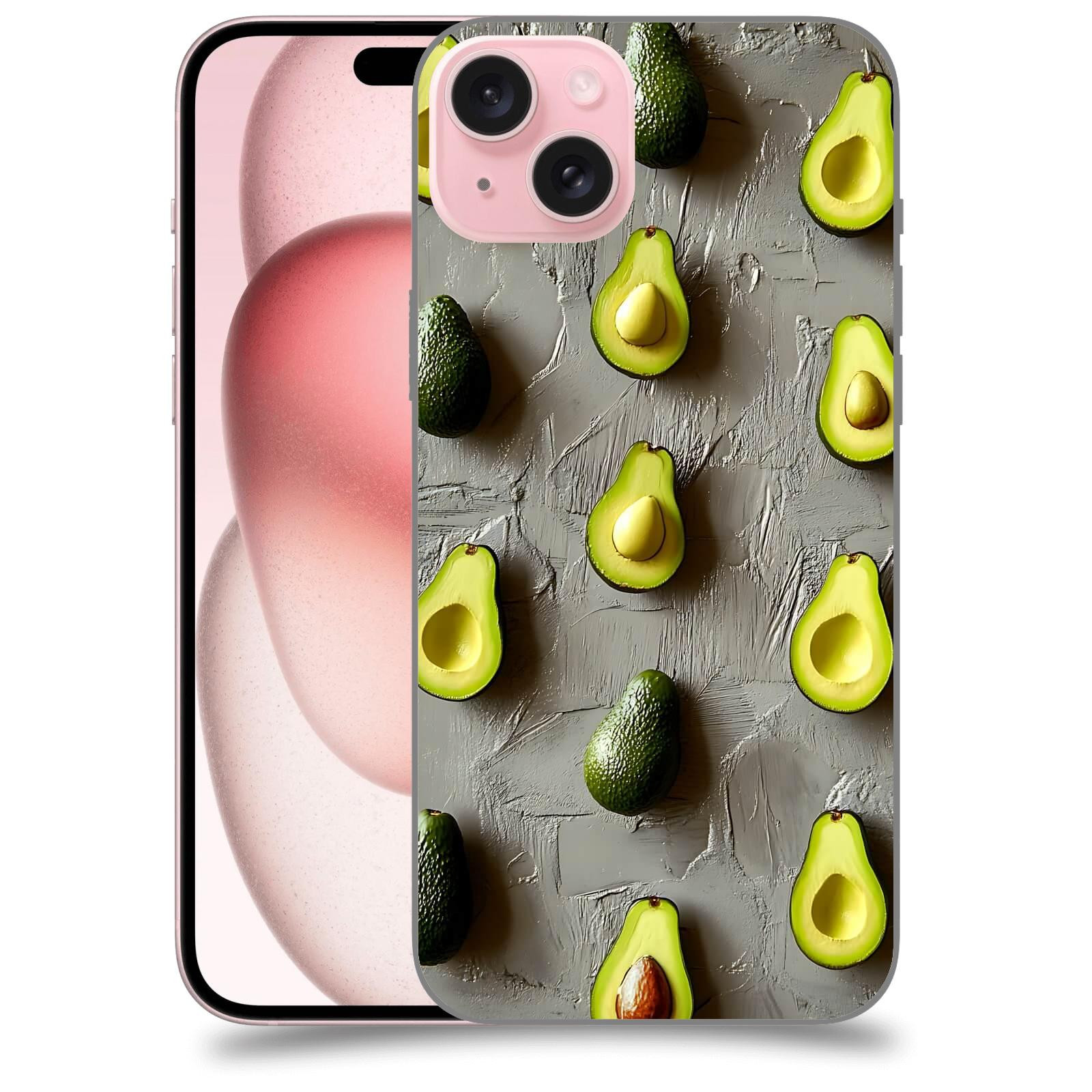 ACOVER Kryt na mobil Apple iPhone 15 plus - Zelená harmonie