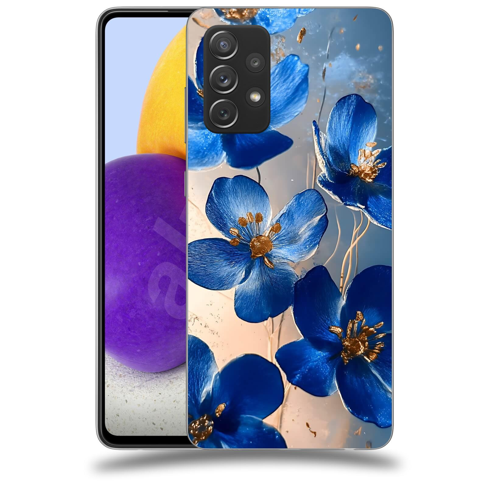 ACOVER Kryt na mobil Samsung Galaxy A73 5G - Zlatá elegance
