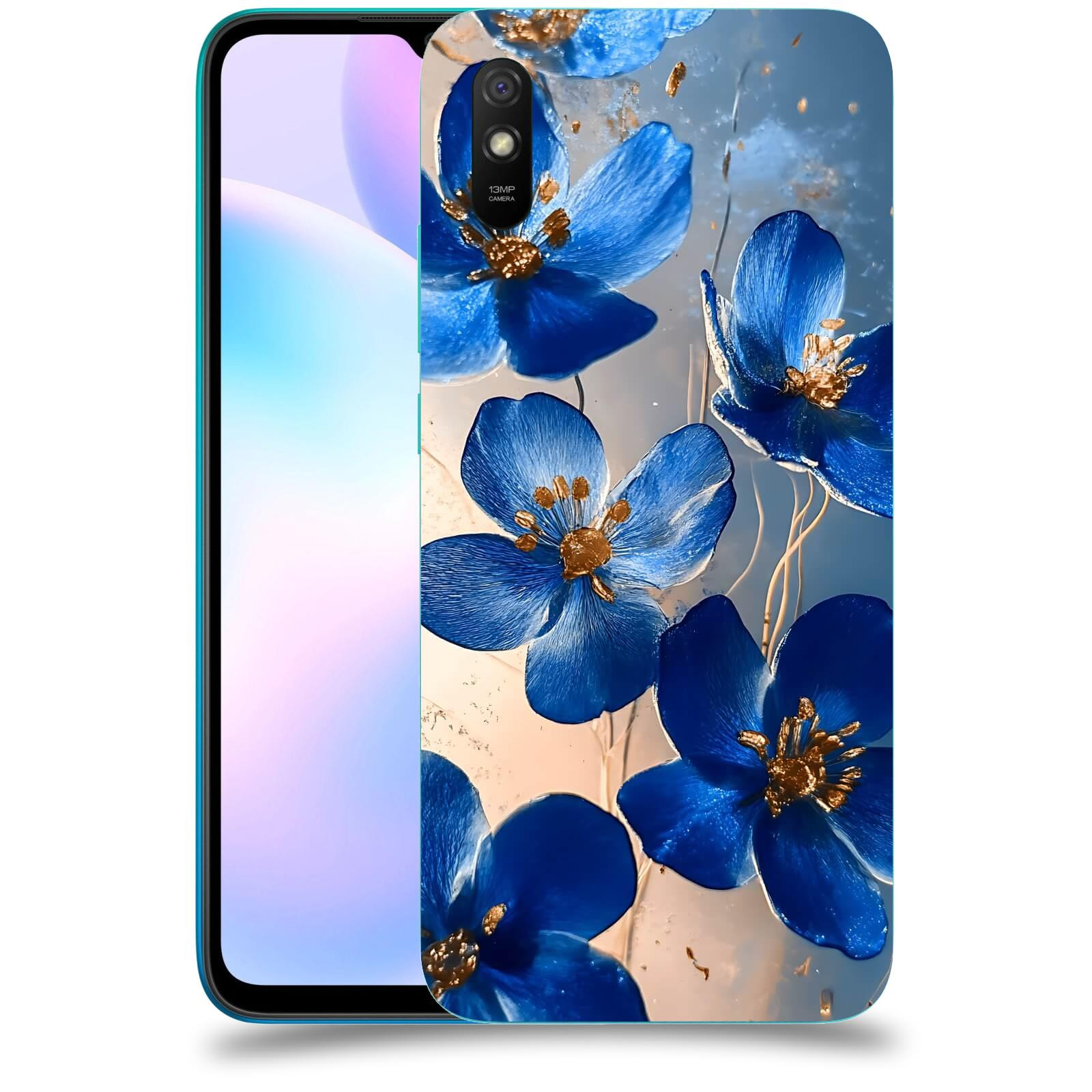 ACOVER Kryt na mobil Xiaomi Redmi 9AT - Zlatá elegance