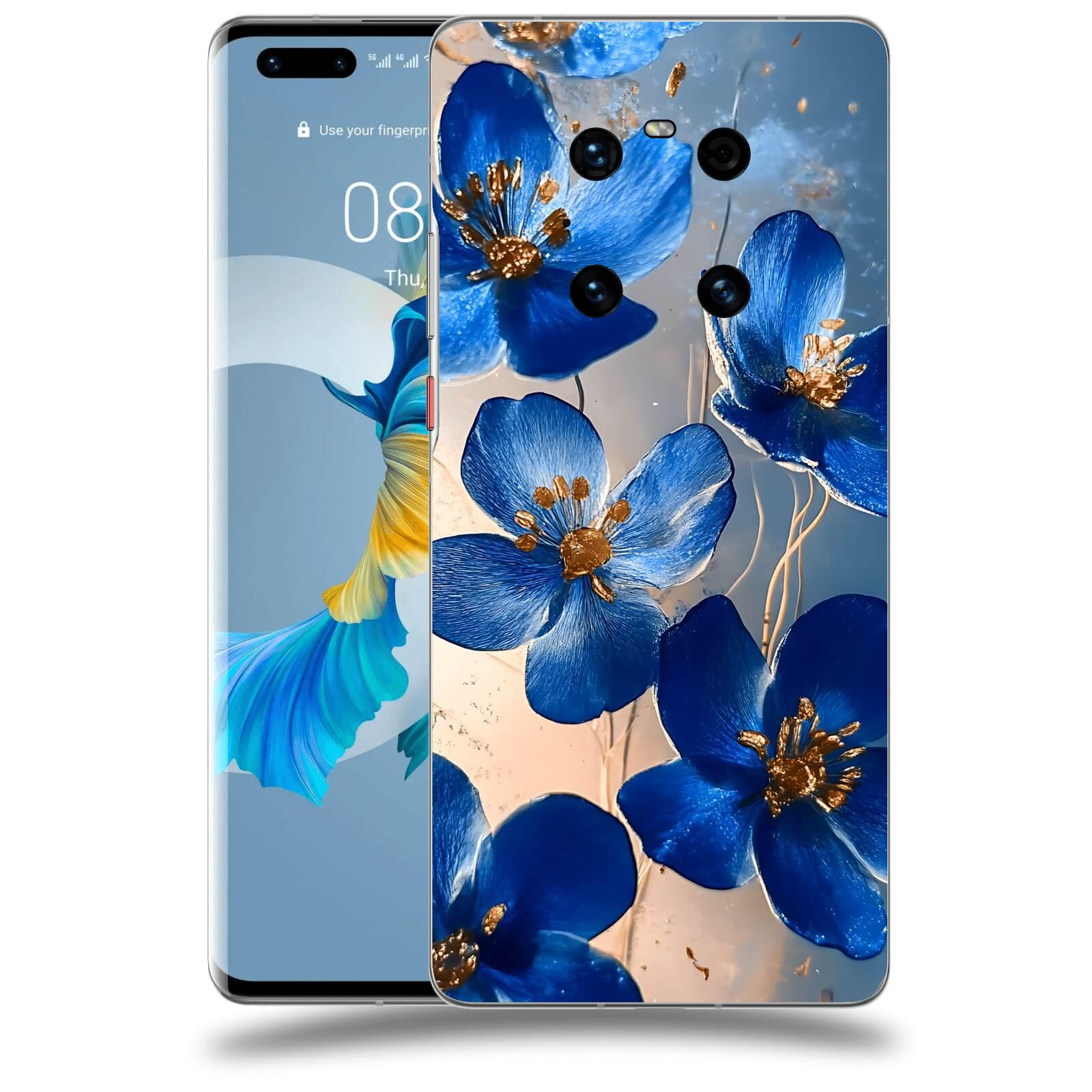 ACOVER Kryt na mobil Huawei Mate 40 Pro - Zlatá elegance