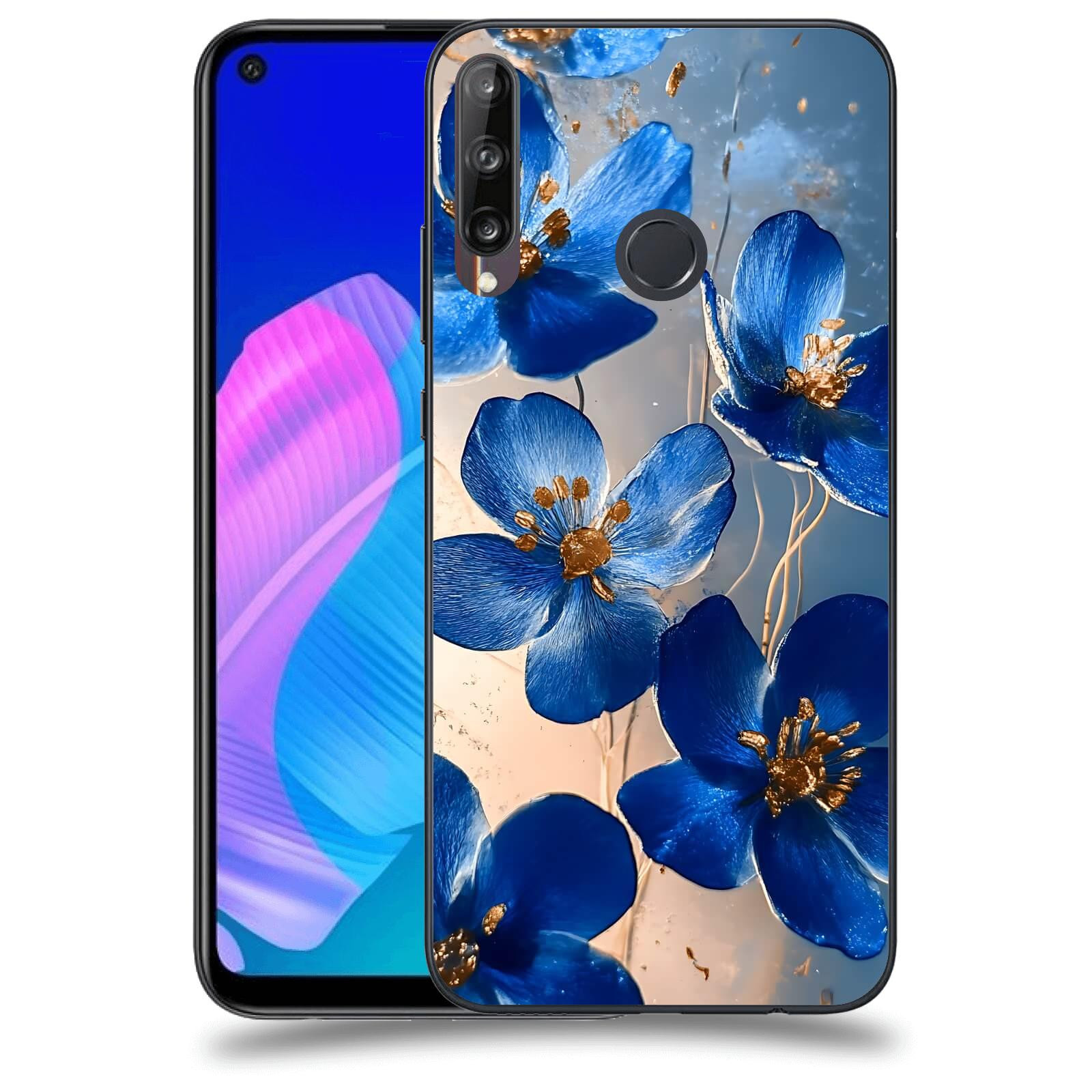 ACOVER Kryt na mobil Huawei P40 Lite E - Zlatá elegance