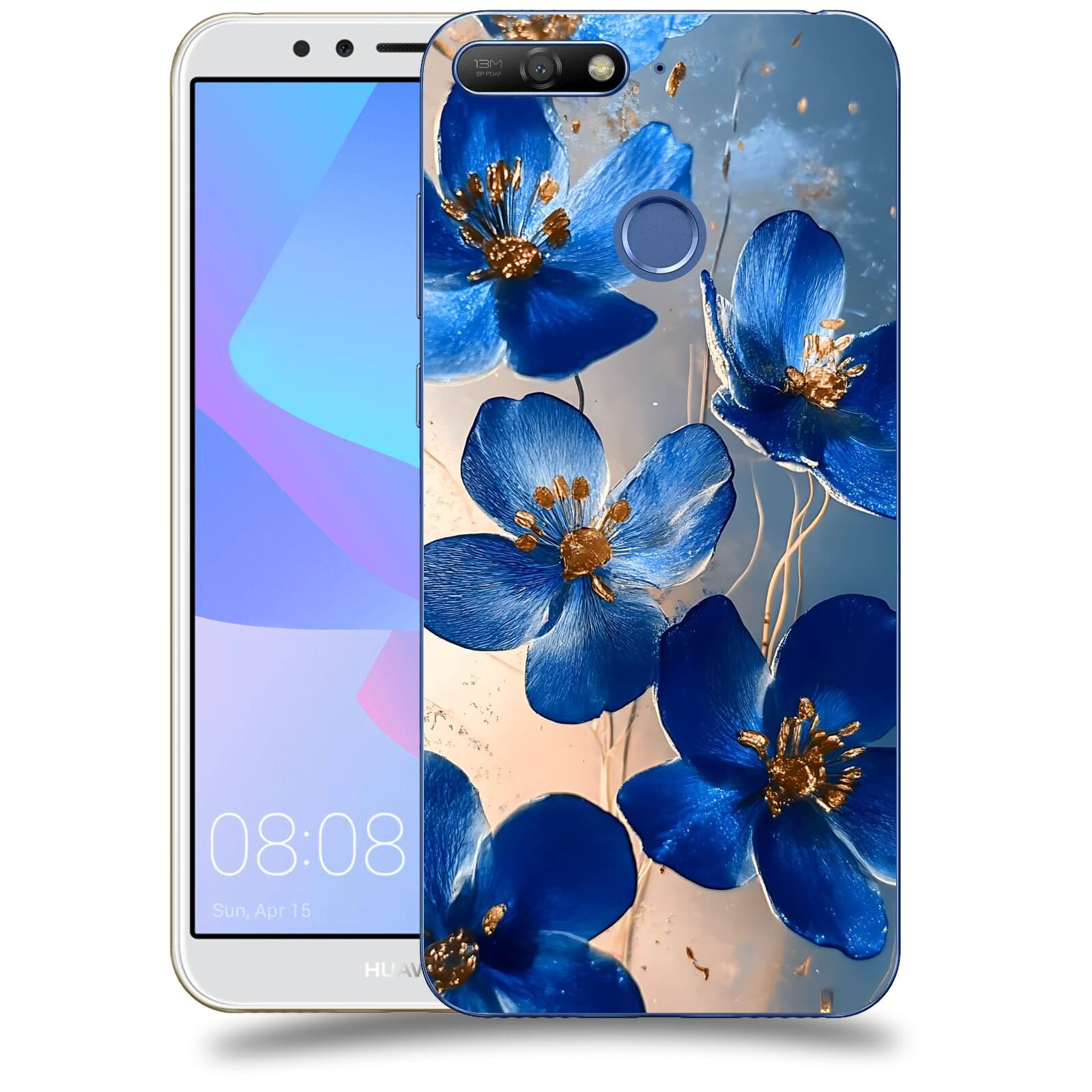 ACOVER Kryt na mobil Huawei Y6 Prime 2018 - Zlatá elegance