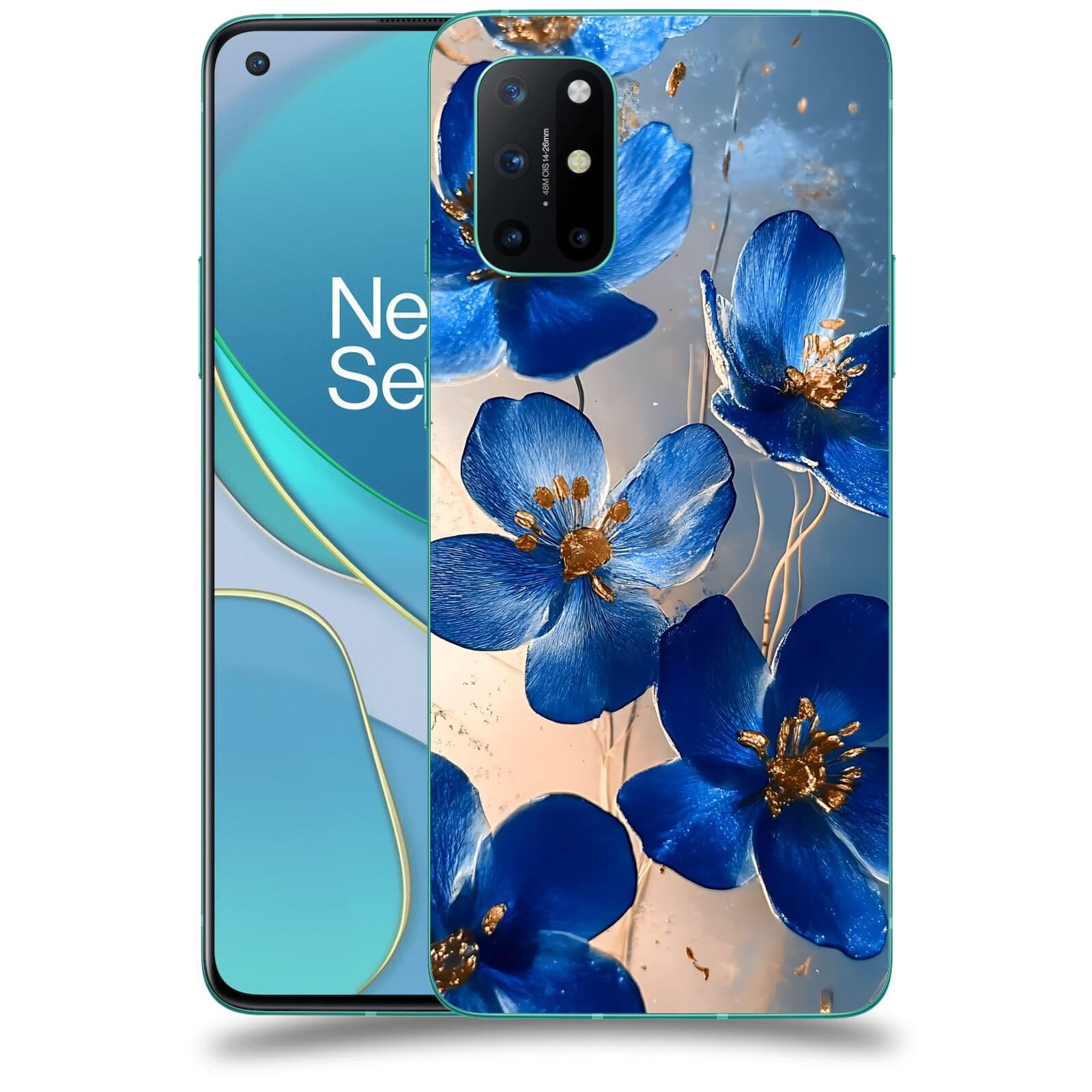 ACOVER Kryt na mobil OnePlus 8T - Zlatá elegance