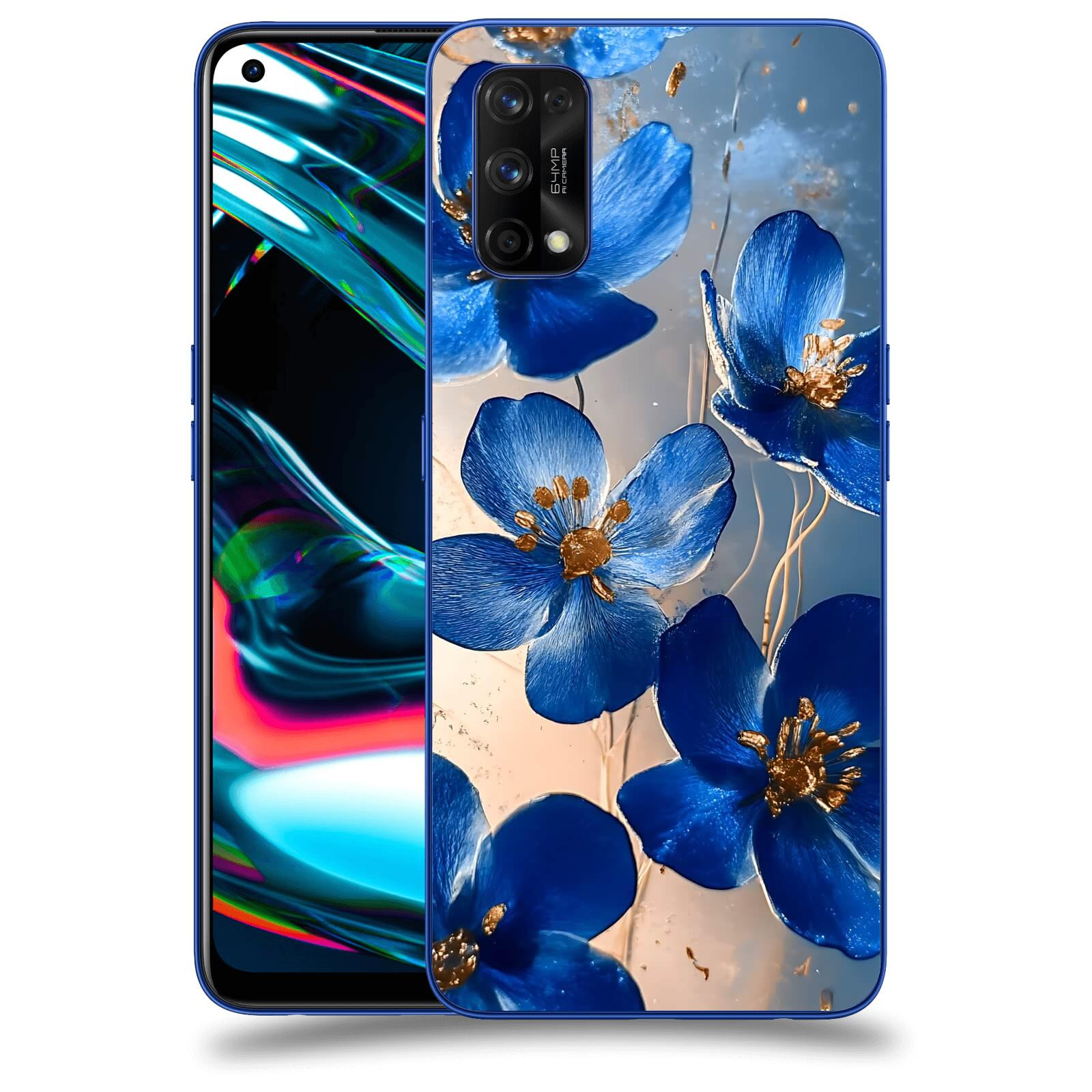 ACOVER Kryt na mobil Realme 7 Pro - Zlatá elegance