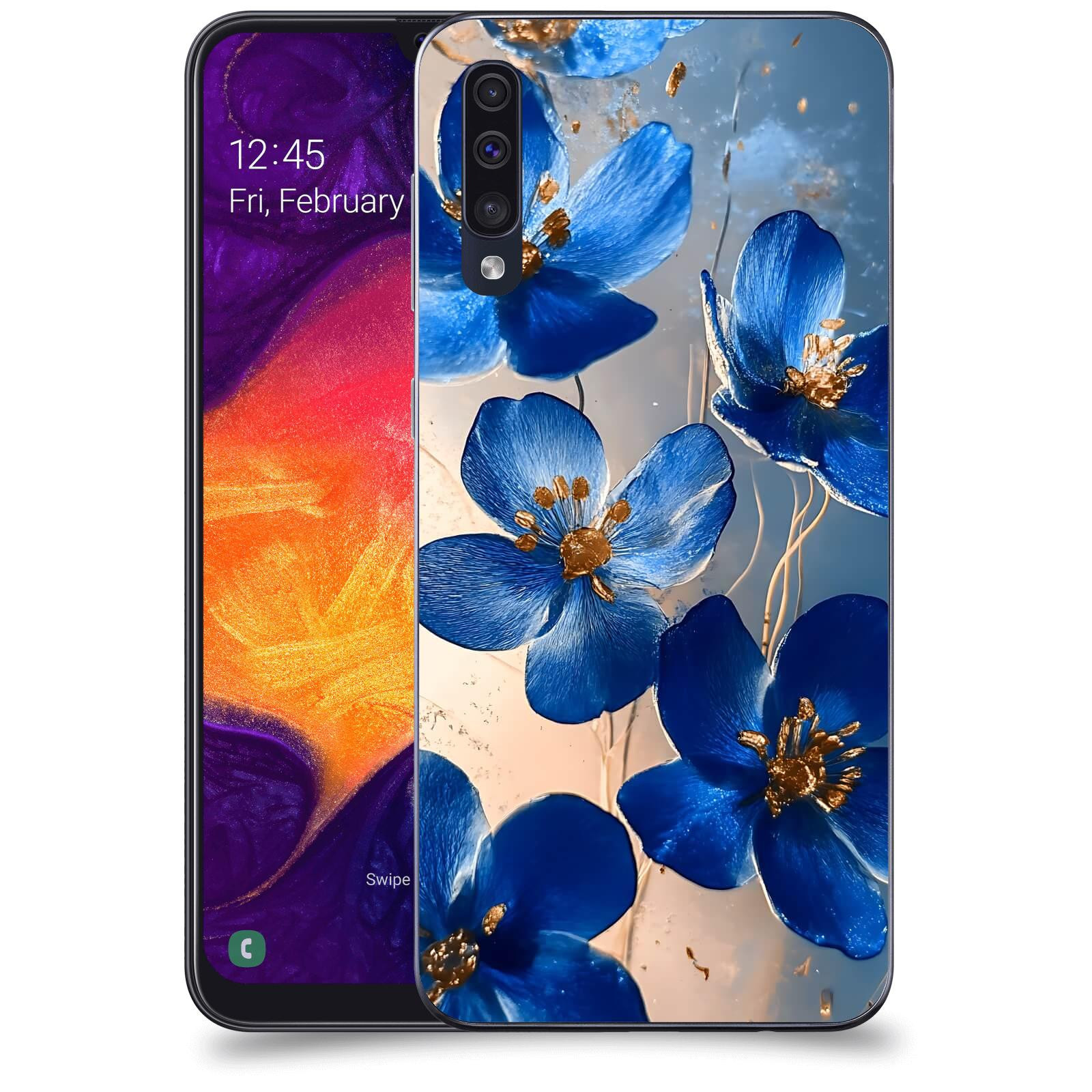 ACOVER Kryt na mobil Samsung Galaxy A50 A505F - Zlatá elegance