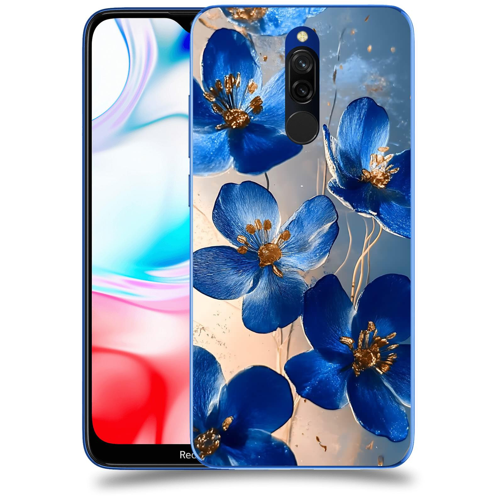 ACOVER Kryt na mobil Xiaomi Redmi 8 - Zlatá elegance