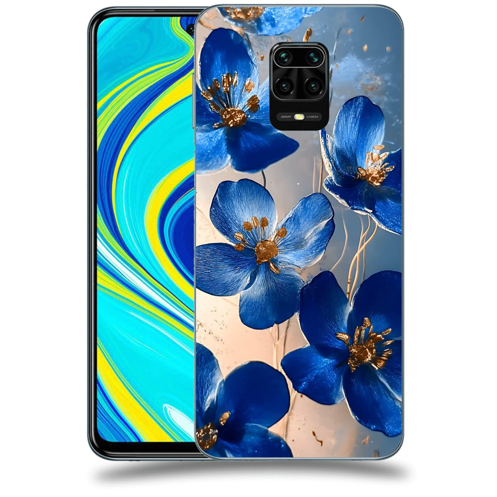 ACOVER Kryt na mobil Xiaomi Redmi Note 9S - Zlatá elegance