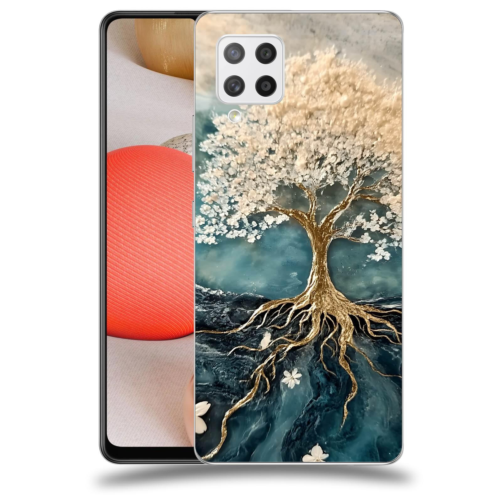 ACOVER Kryt na mobil Samsung Galaxy A42 A426B - Zlatý život