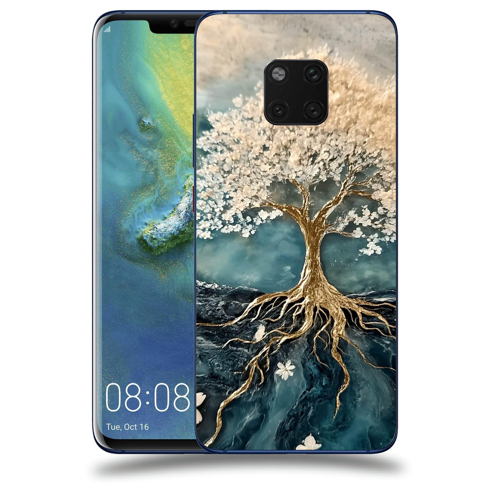 ACOVER Kryt na mobil Huawei Mate 20 Pro - Zlatý život