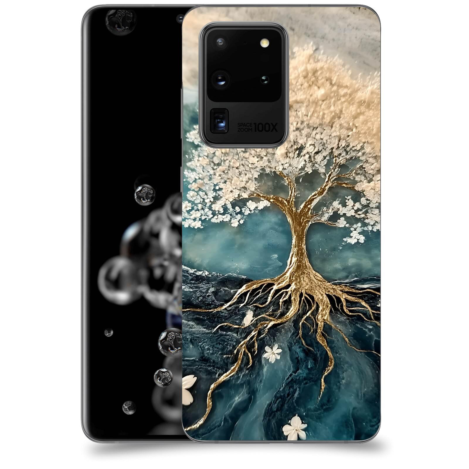 ACOVER Kryt na mobil Samsung Galaxy S20 Ultra 5G G988F - Zlatý život