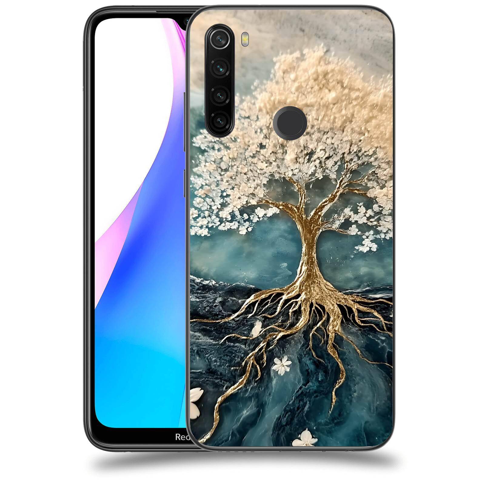 ACOVER Kryt na mobil Xiaomi Redmi Note 8T - Zlatý život