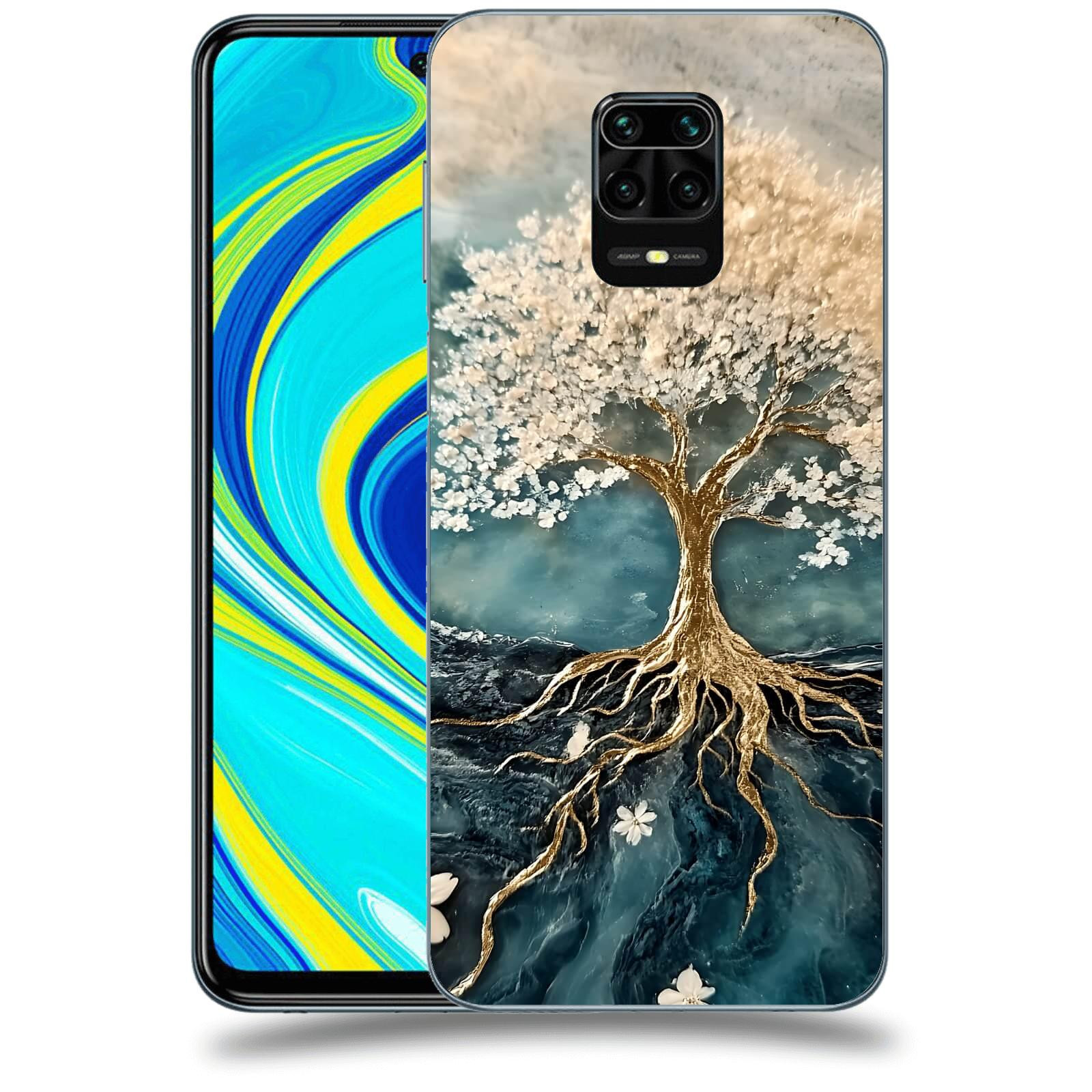 ACOVER Kryt na mobil Xiaomi Redmi Note 9S - Zlatý život