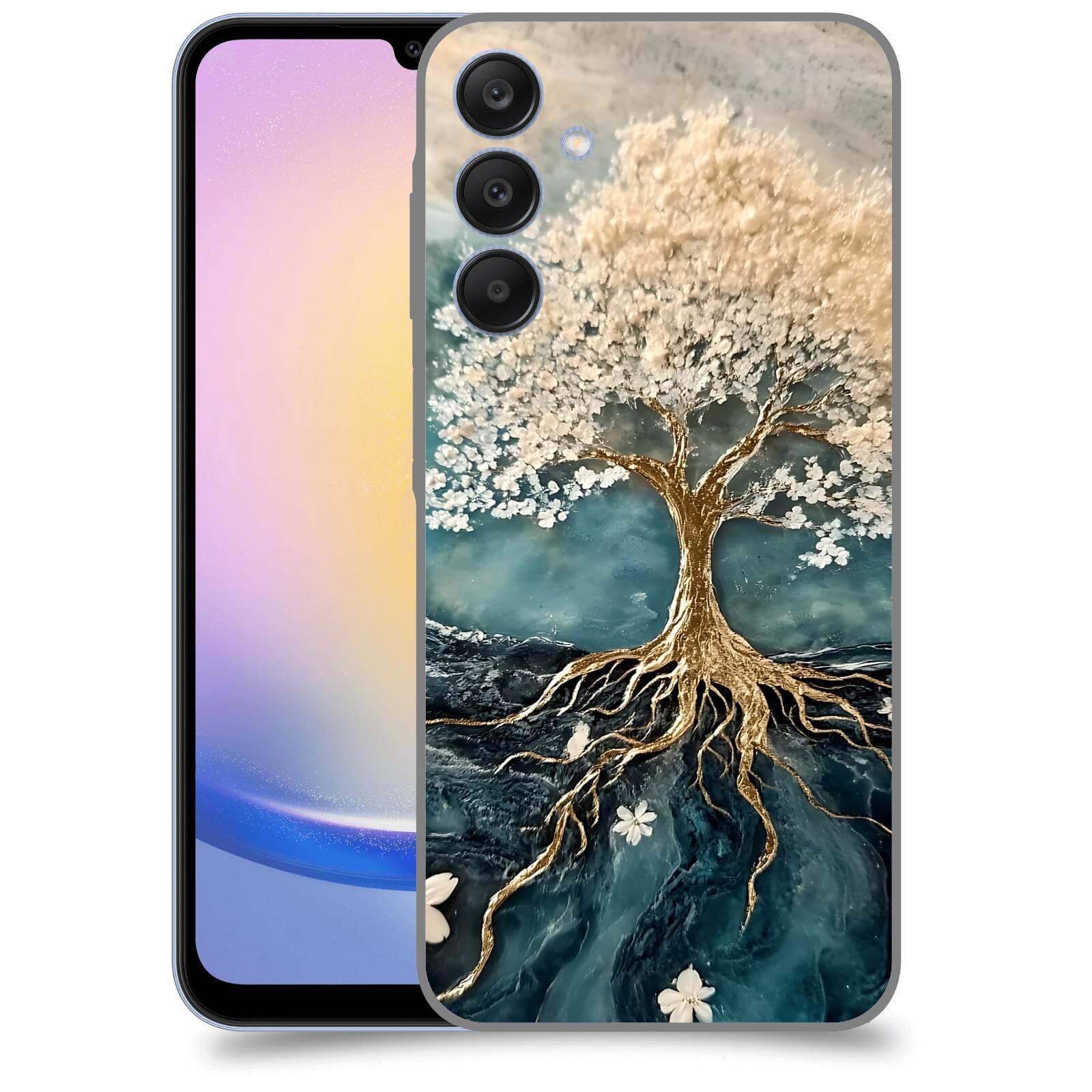 ACOVER Kryt na mobil Samsung Galaxy A25 5G - Zlatý život